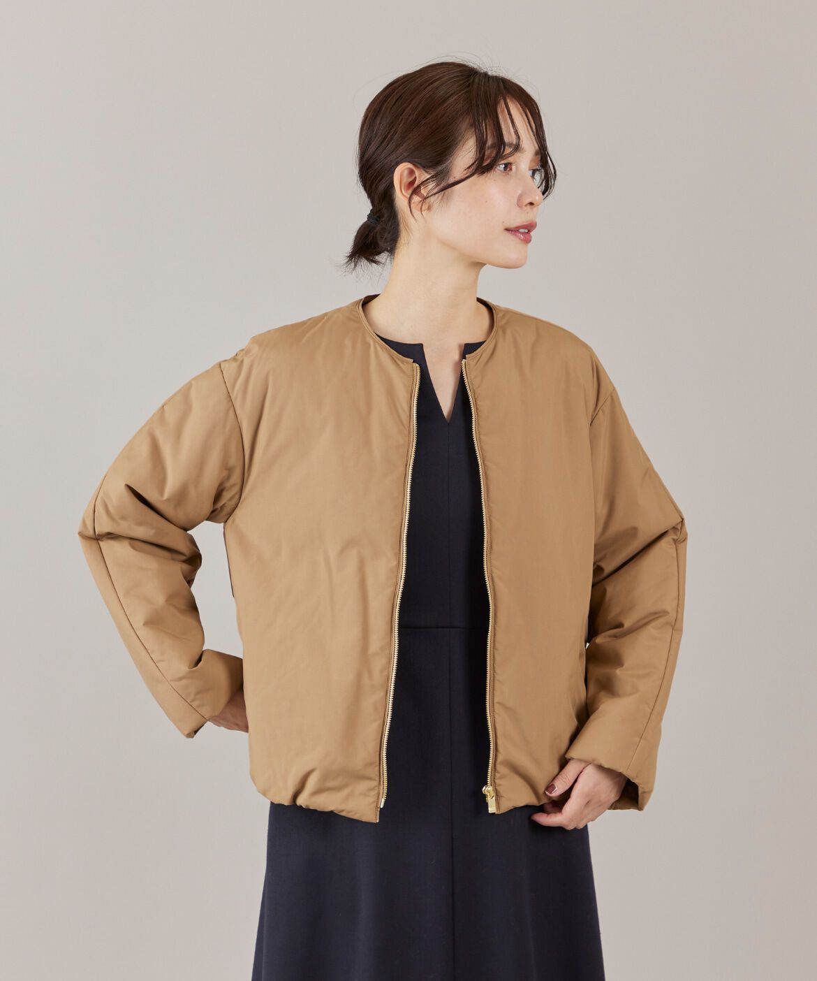 INED「ノーカラー中綿ブルゾン《LIMONTA EAST》」|その他|