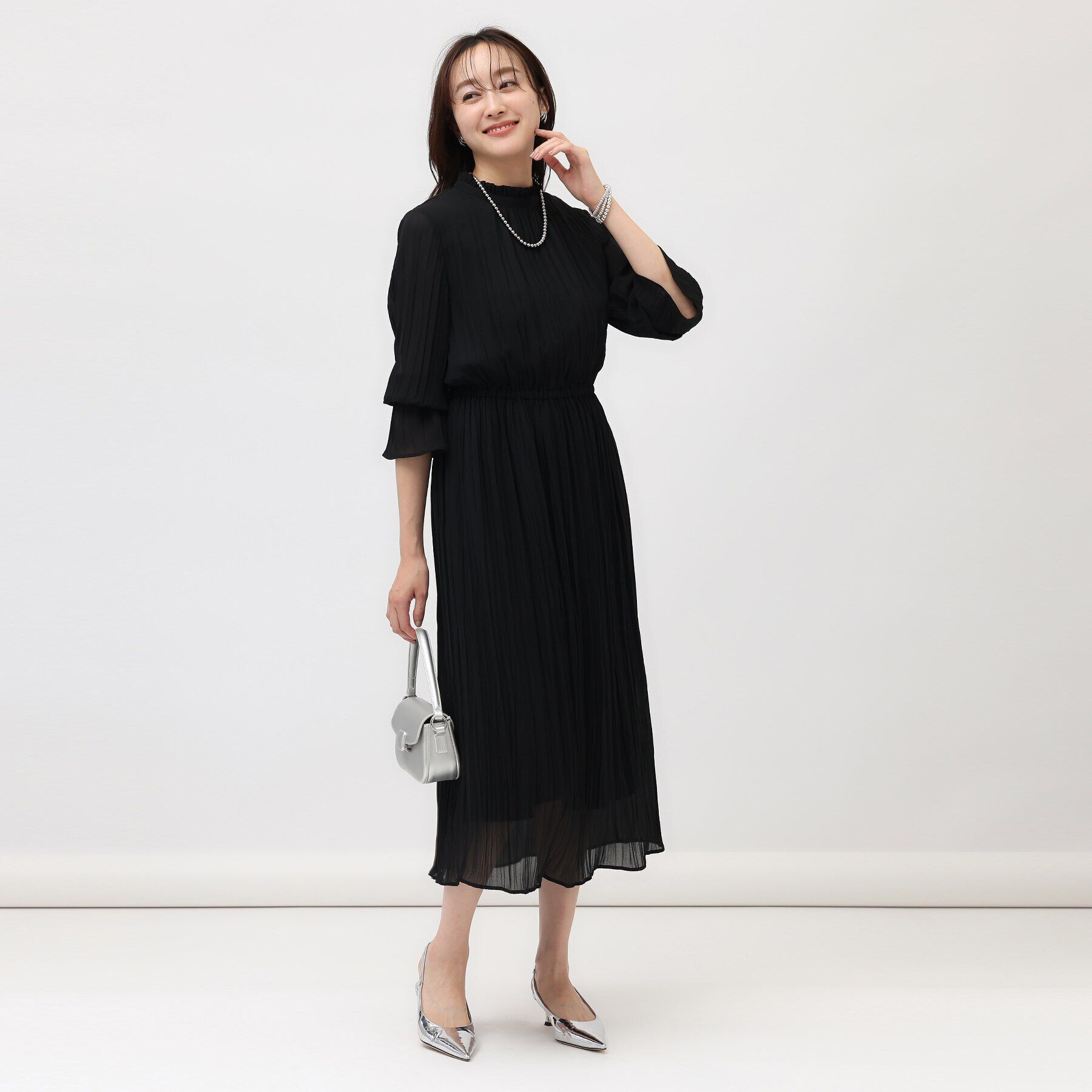 UNTITLED「【お呼ばれドレス】ジョーゼット オケージョンワンピース」|ワンピース|