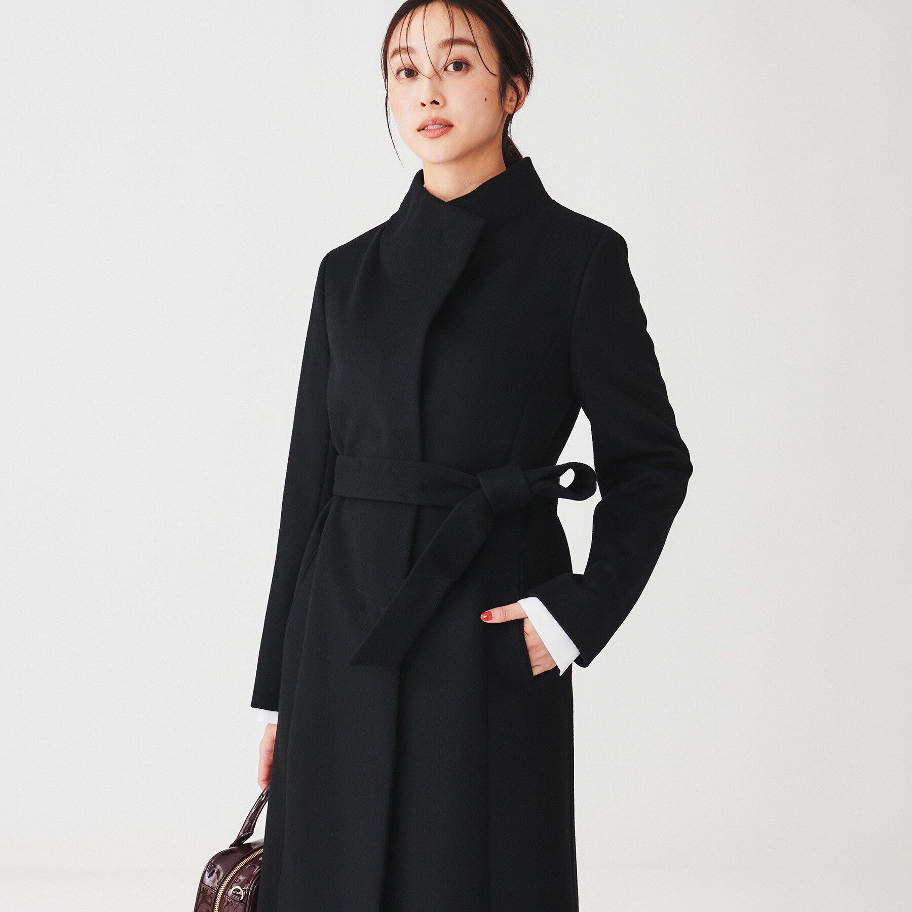 UNTITLED「【日本製】2WAYスタンドカラーロングコート」|その他|
