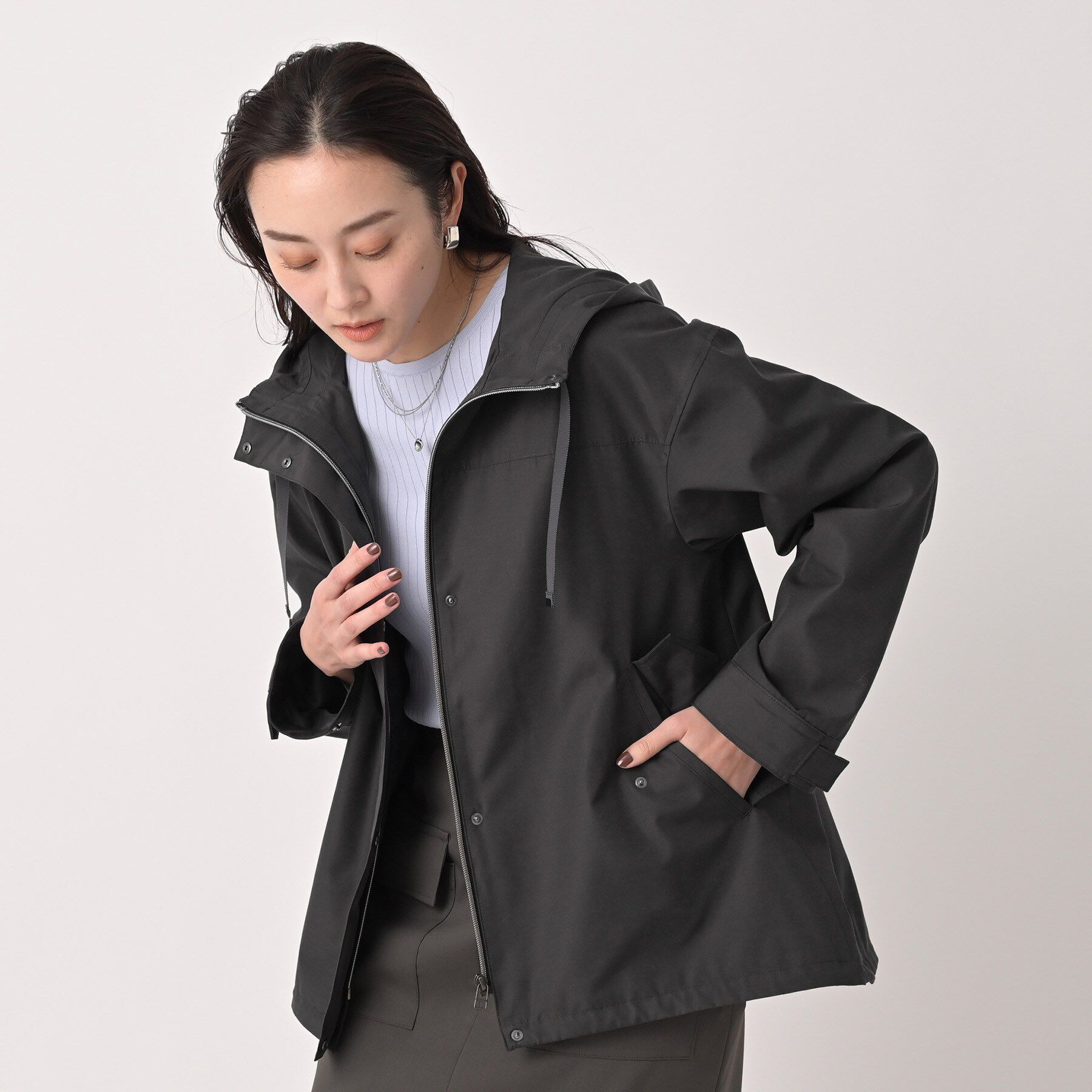 UNTITLED「【はっ水/ライトアウター】リラクシーマウンテンパーカー」|ブルゾン・スタジャン|