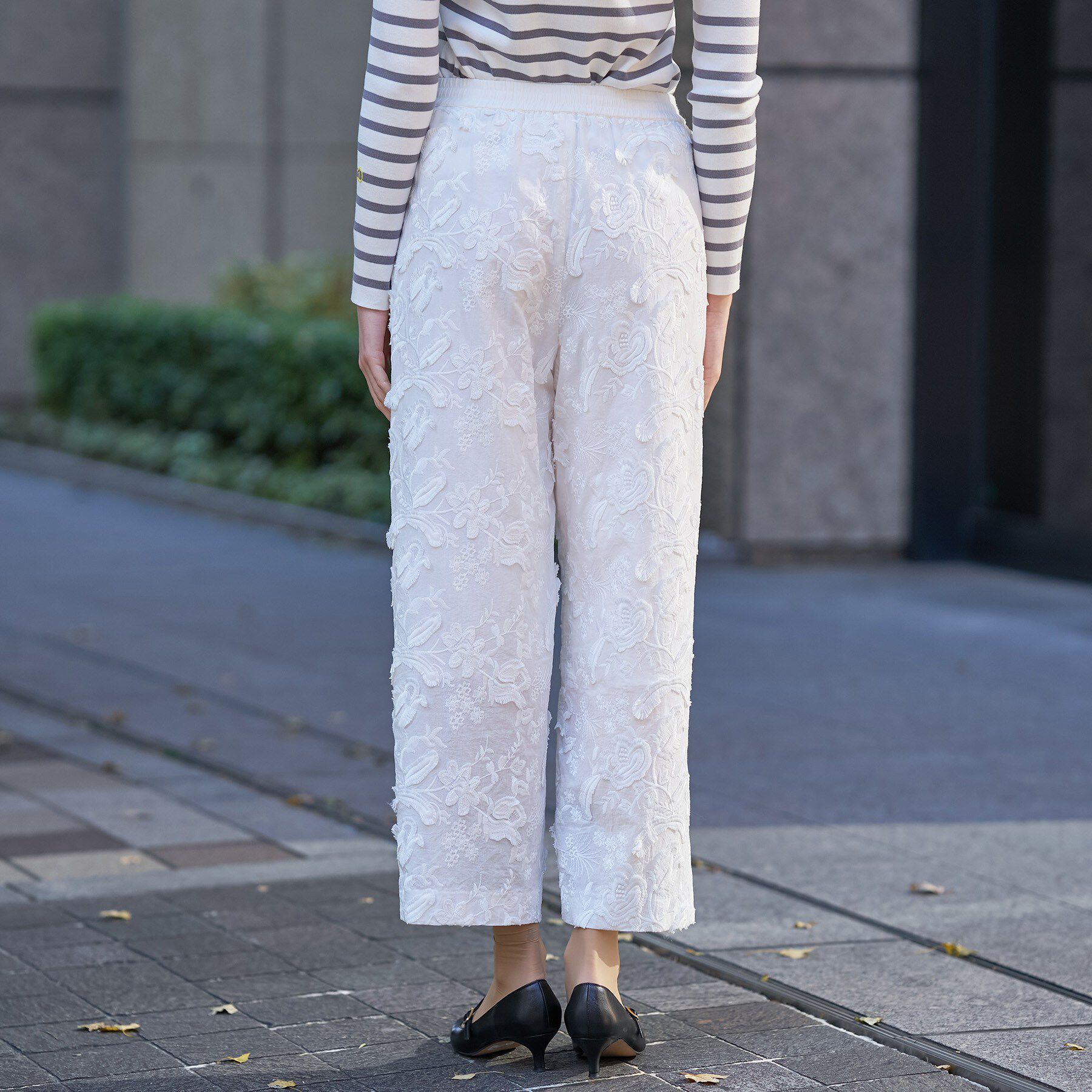 DRESSTERIOR「3Dエンブロイダリーイージーパンツ」|その他|