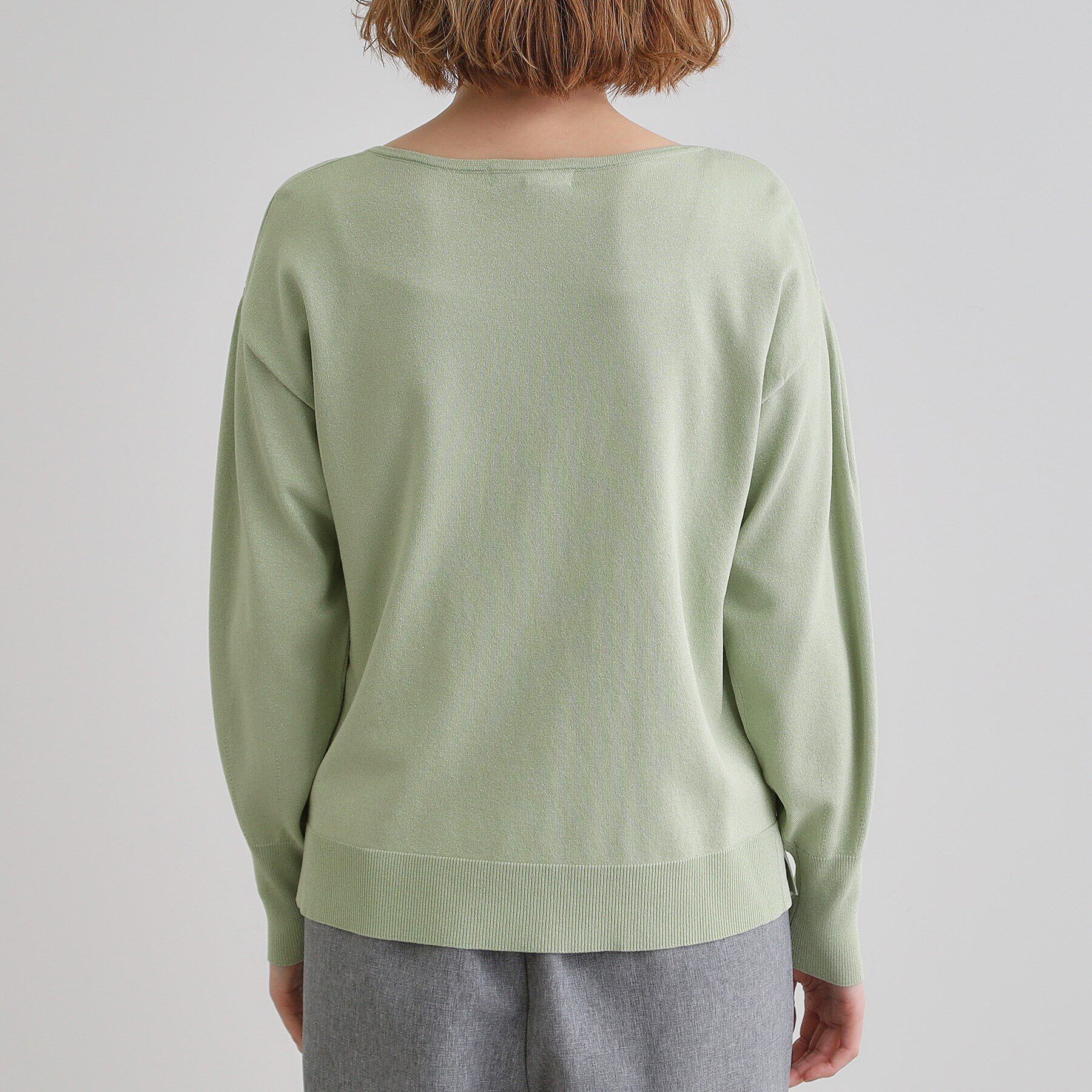 grove「袖タックラメニットプルオーバー」|Tシャツ・カットソー|