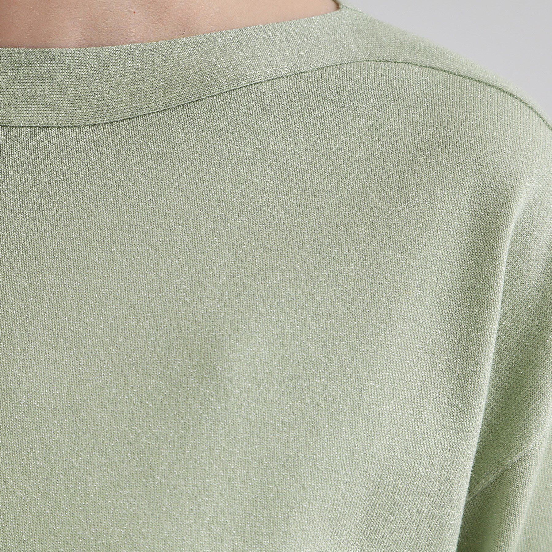 grove「袖タックラメニットプルオーバー」|Tシャツ・カットソー|