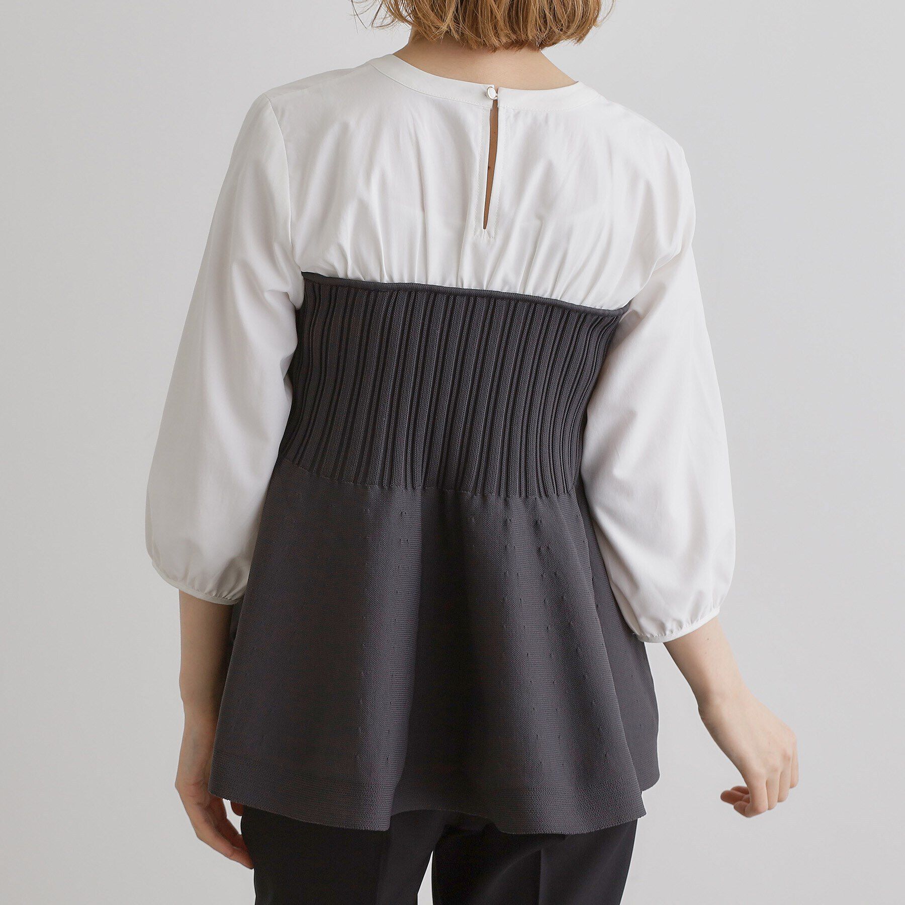 grove「ニットビスチェドッキングシャツ」|Tシャツ・カットソー|