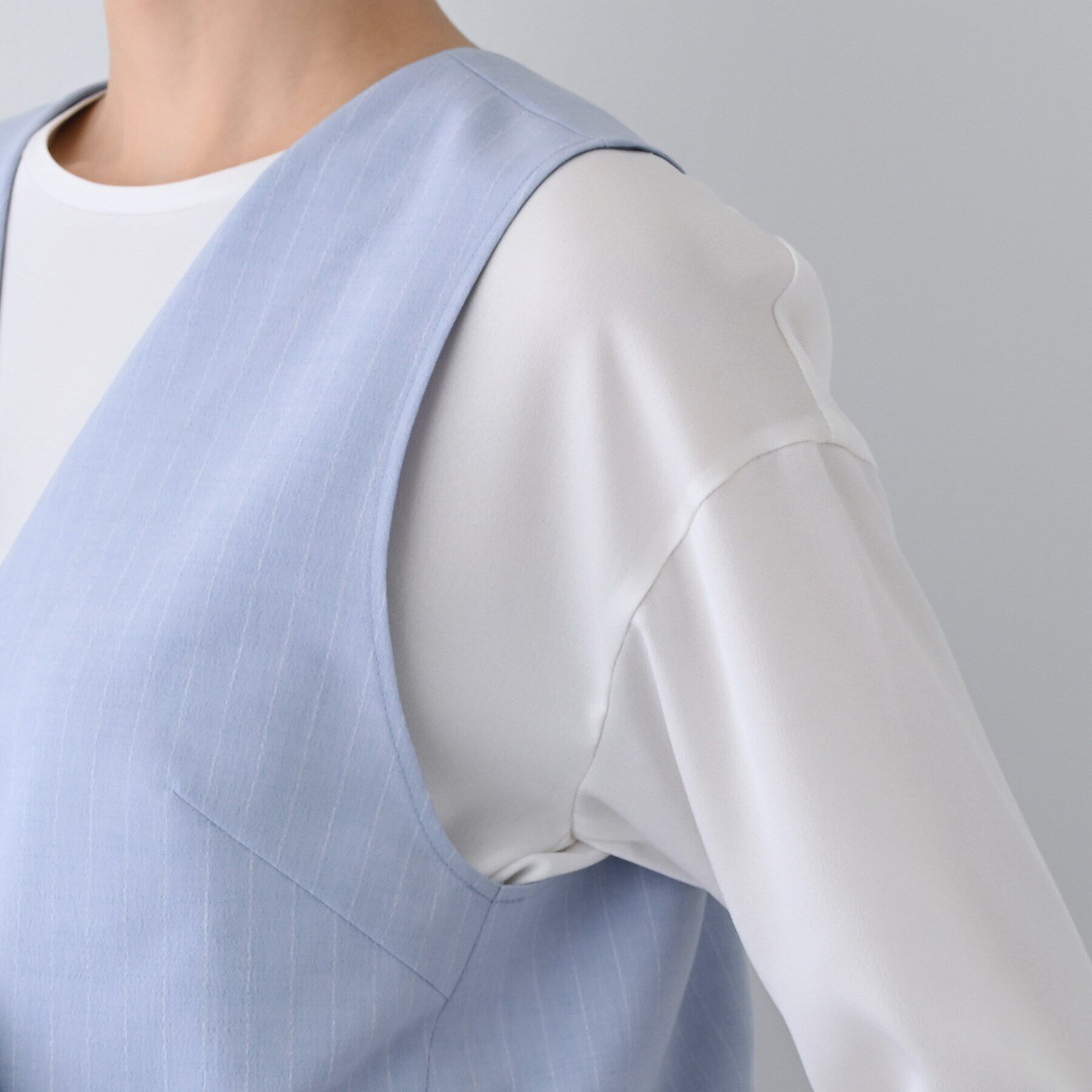 INDIVI「【洗える／2WAY】リネンライクサロペット」|オールインワン|