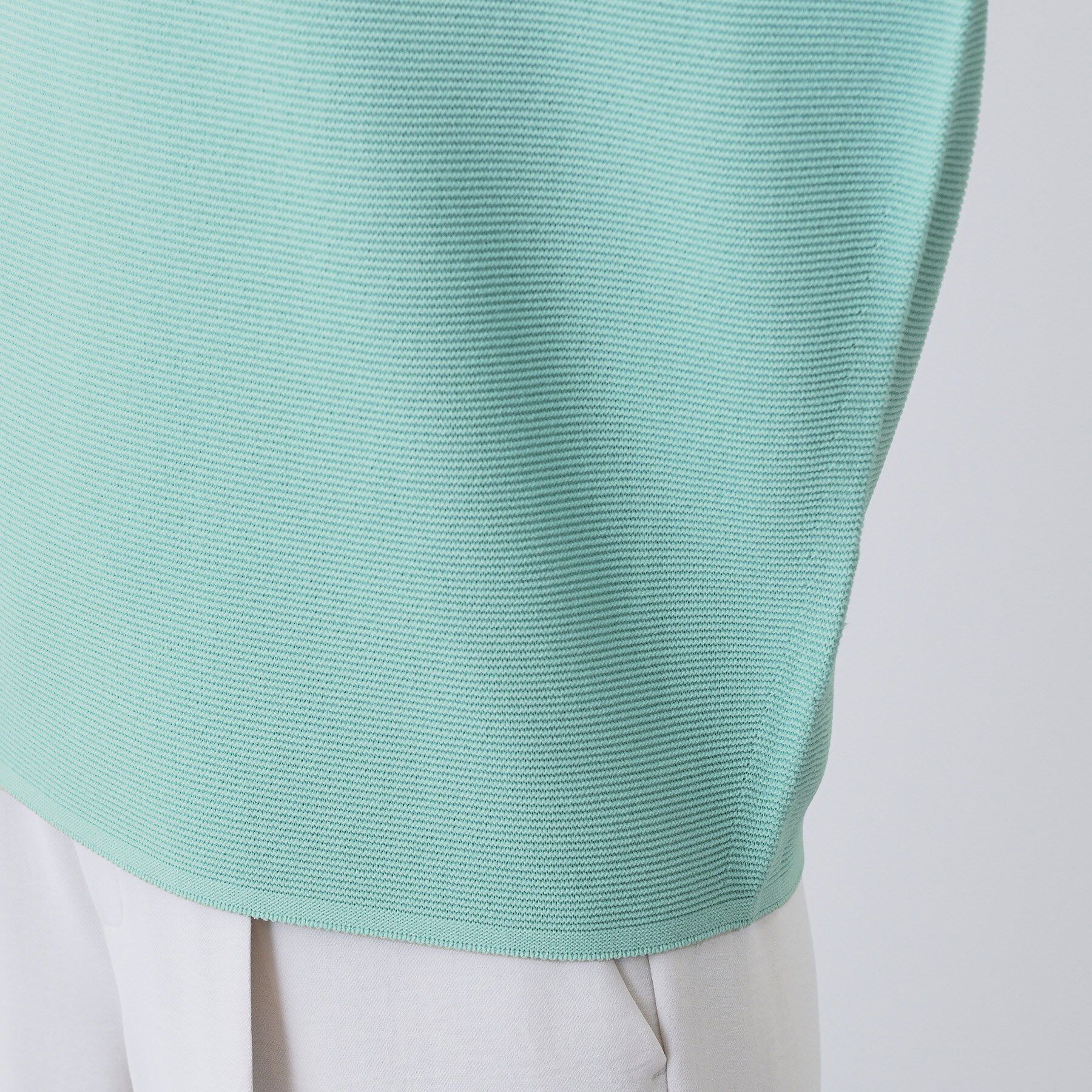 INDIVI「【洗える／無縫製】パフスリーブニット」|ニット・セーター|