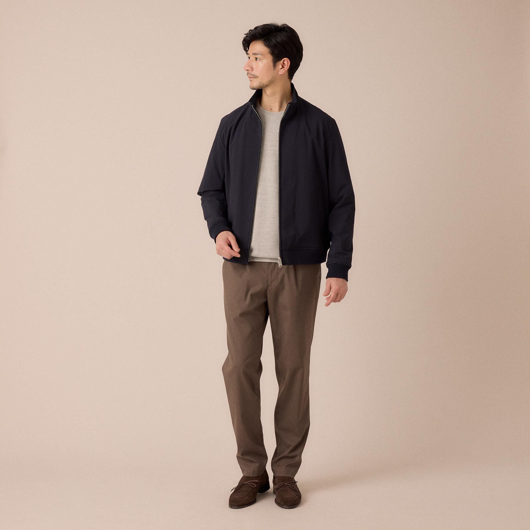 TAKEO KIKUCHI「スタンドカラー ショート リブ ブルゾン」|ブルゾン・スタジャン|