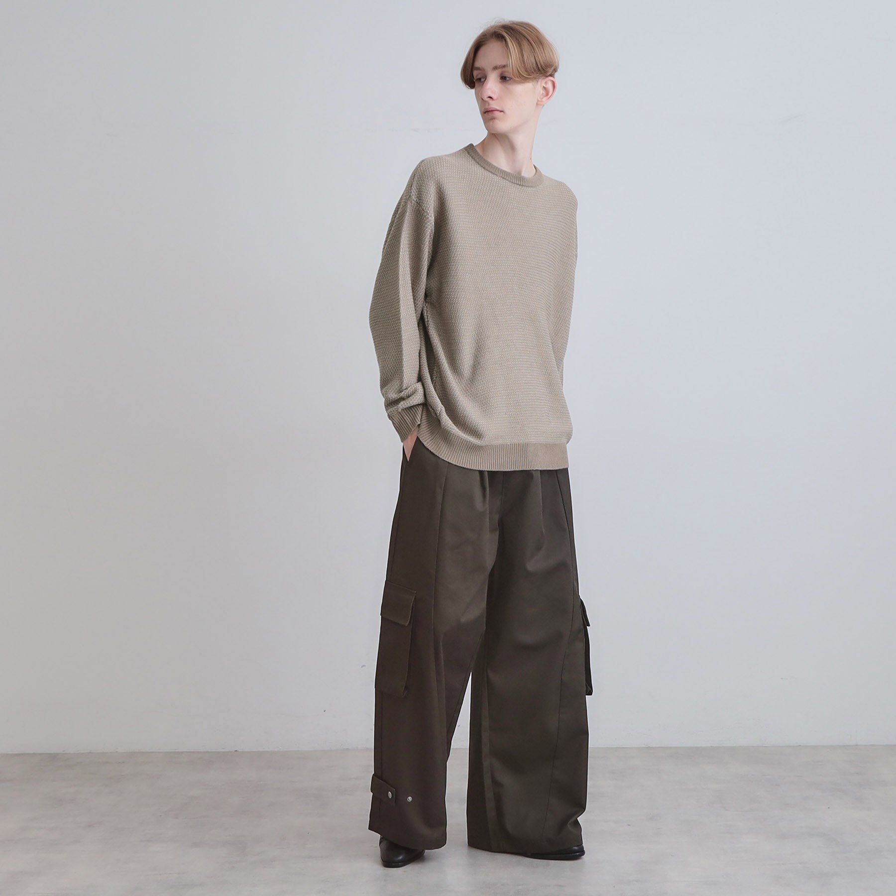 tk.TAKEO KIKUCHI「バーズアイライクボーダーニット」|ニット・セーター|