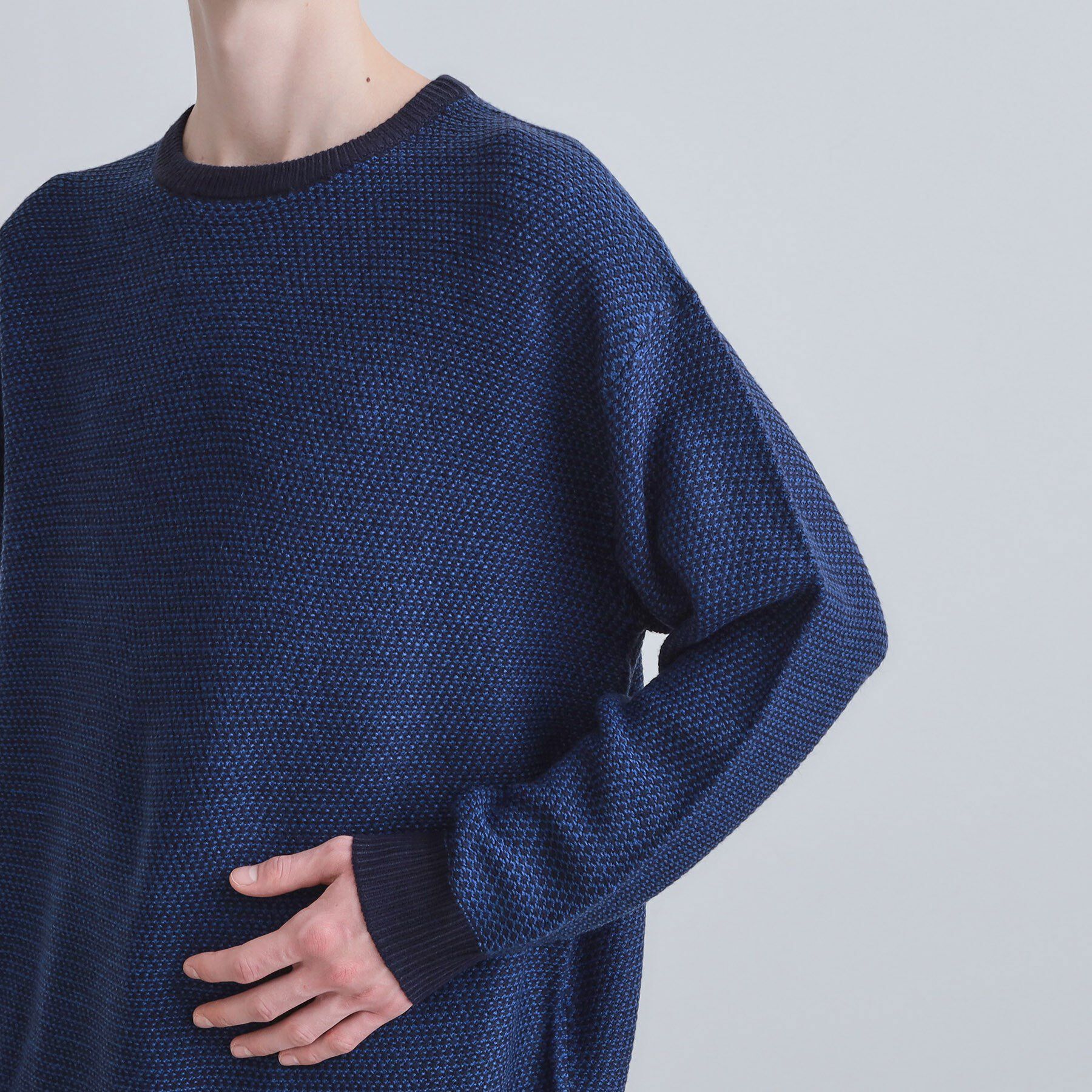 tk.TAKEO KIKUCHI「バーズアイライクボーダーニット」|ニット・セーター|