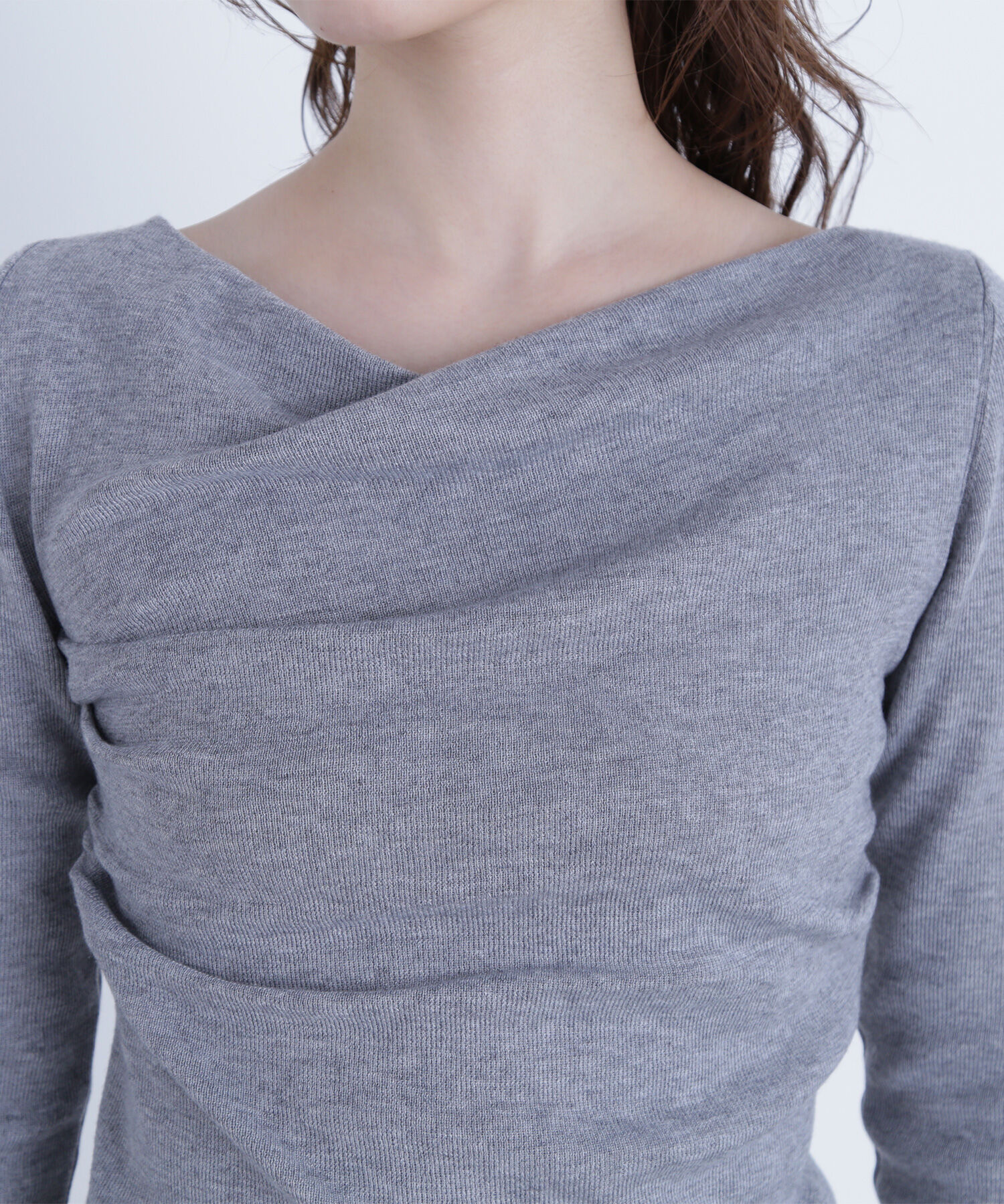  「ドレープコンパクトニット」|ニット・セーター|