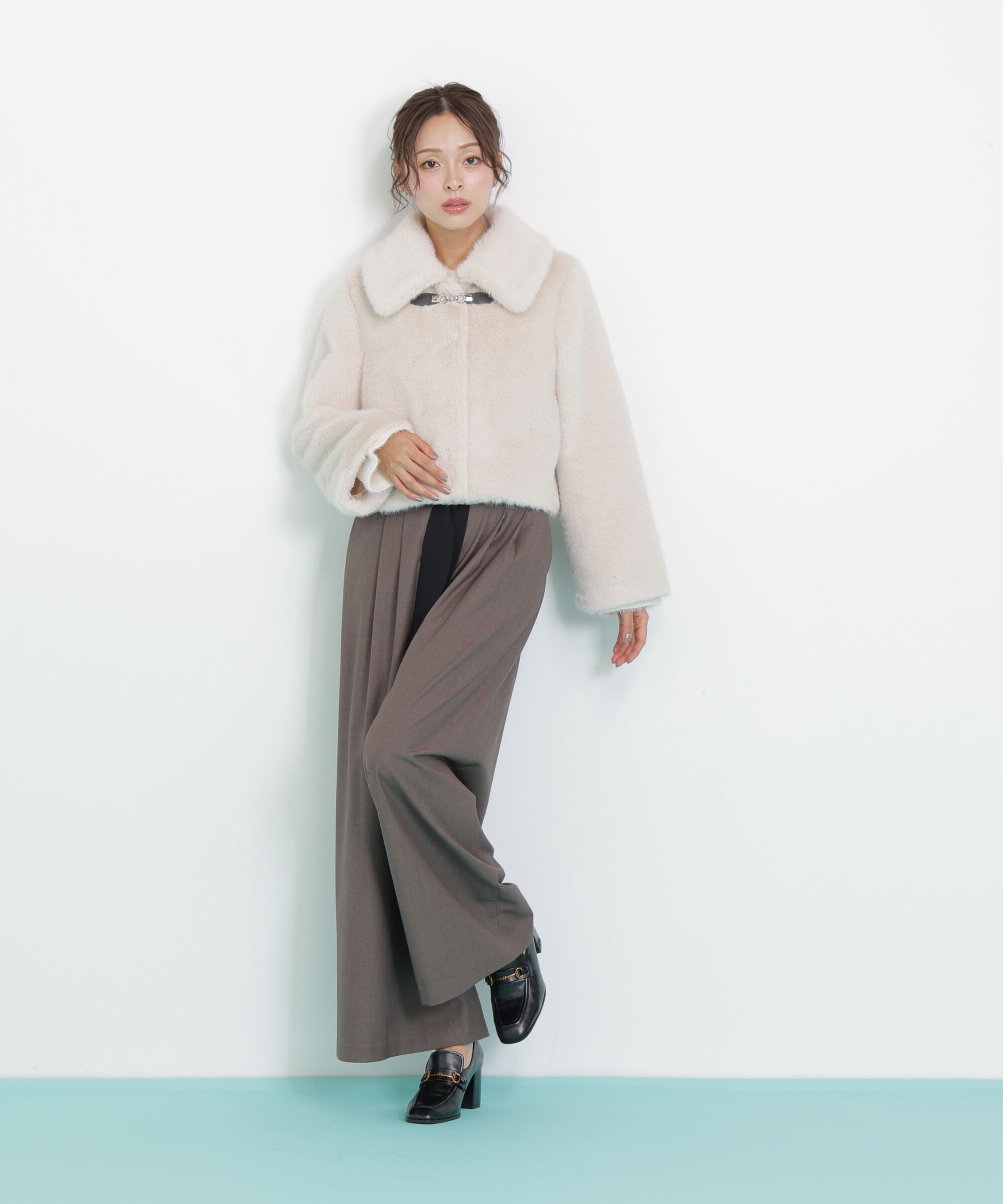  「フェイクファーショートジャケット」|その他|