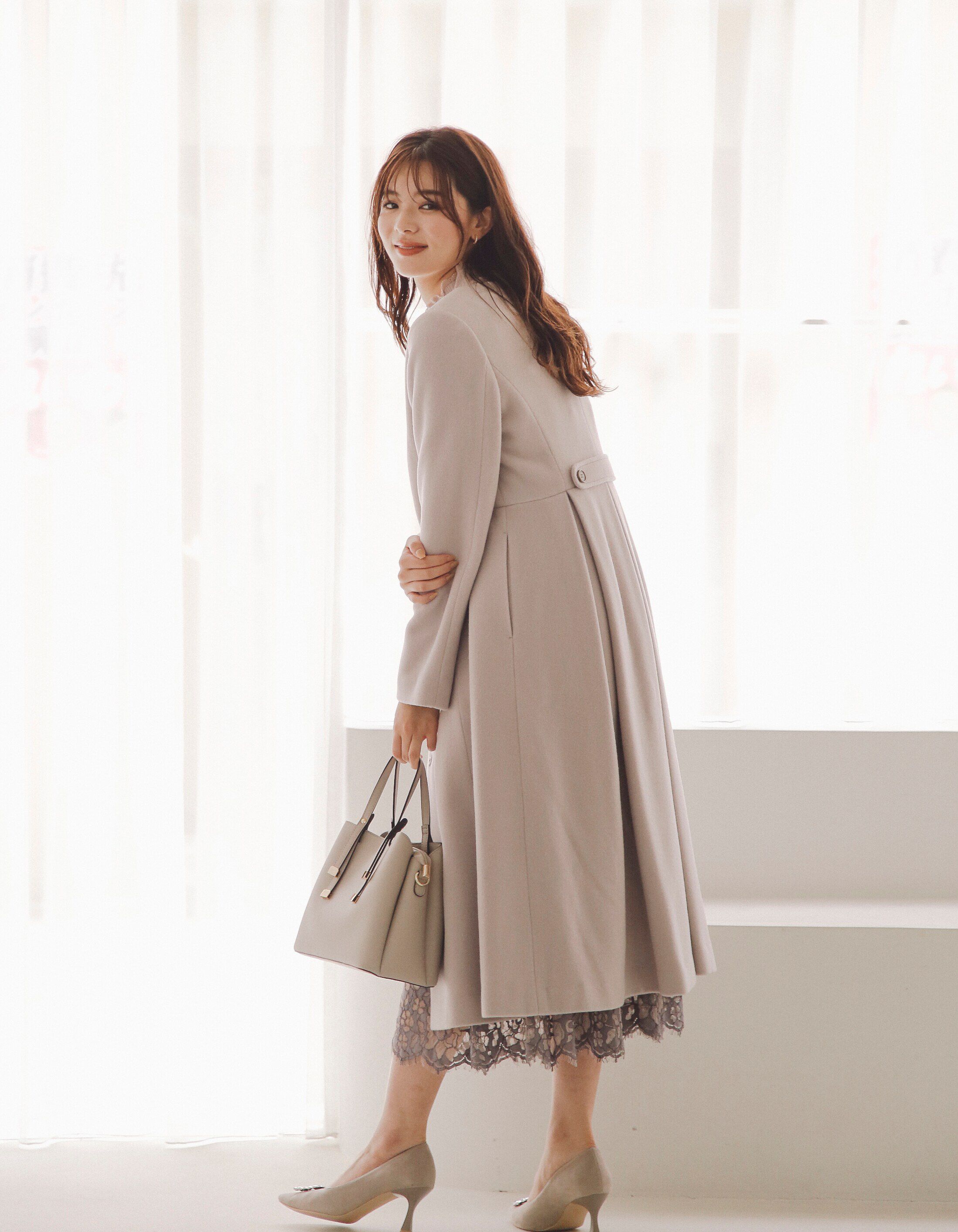 PROPORTION BODY DRESSING「ノーカラーフレアコート」|その他|