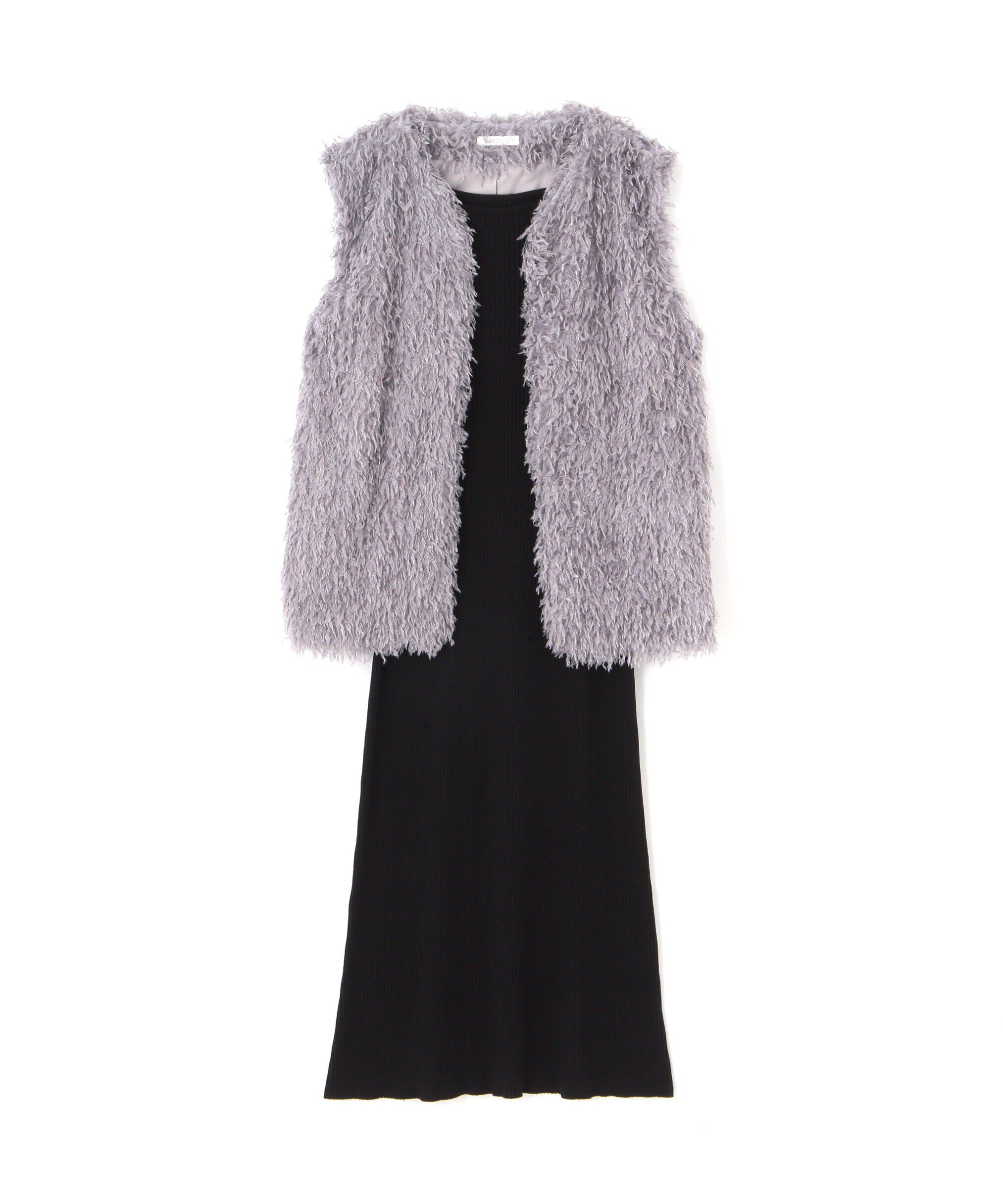 PROPORTION BODY DRESSING「フェザーヤーンジレセットニットワンピース24AW」|ワンピース|