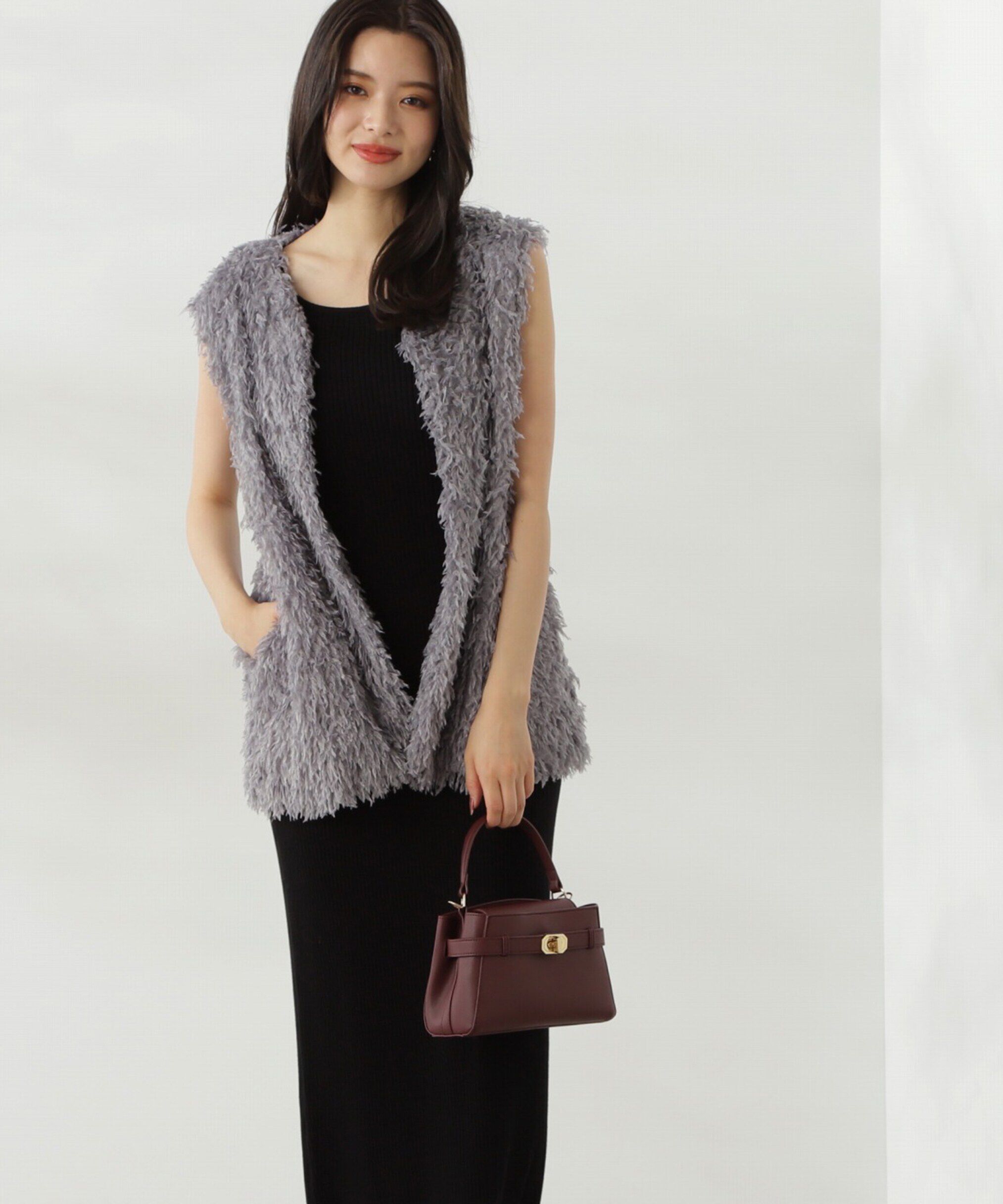 PROPORTION BODY DRESSING「フェザーヤーンジレセットニットワンピース24AW」|ワンピース|