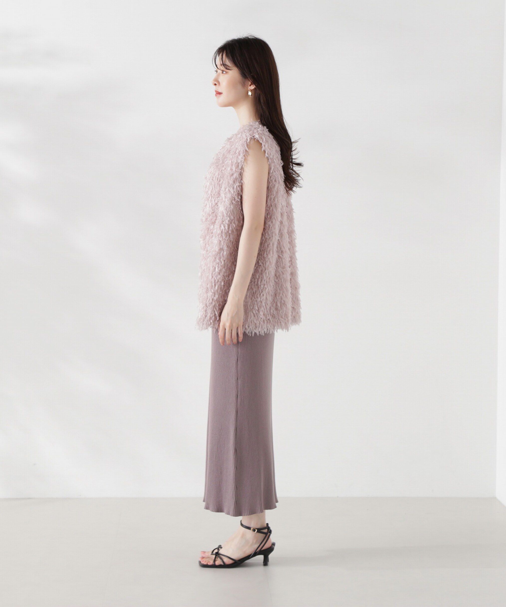 PROPORTION BODY DRESSING「フェザーヤーンジレセットニットワンピース24AW」|ワンピース|