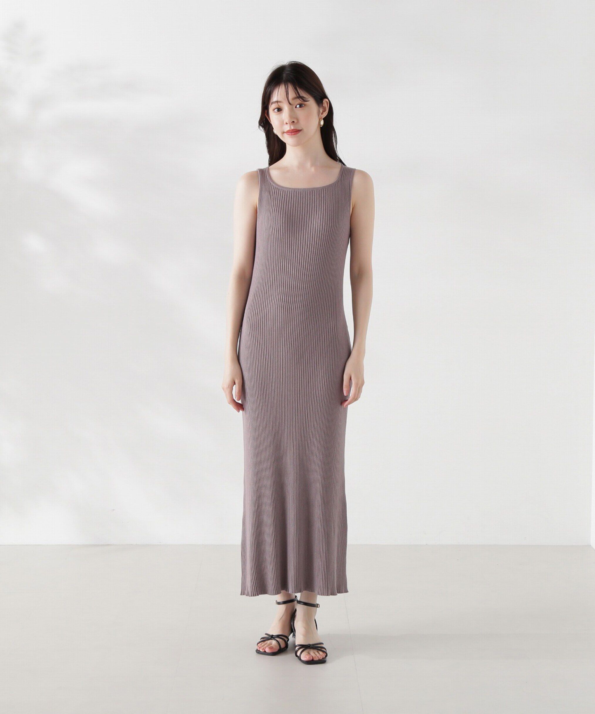 PROPORTION BODY DRESSING「フェザーヤーンジレセットニットワンピース24AW」|ワンピース|