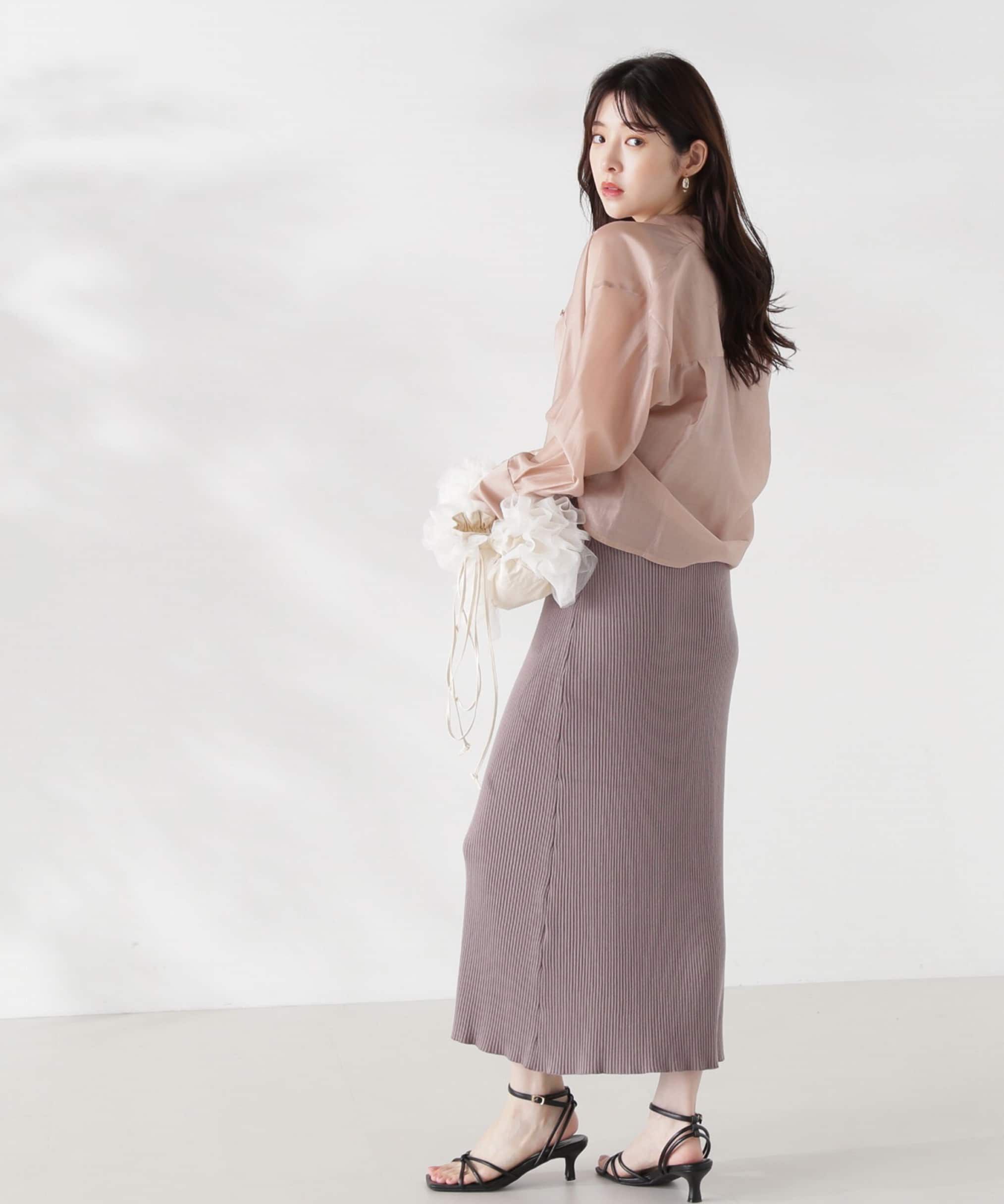 PROPORTION BODY DRESSING「フェザーヤーンジレセットニットワンピース24AW」|ワンピース|