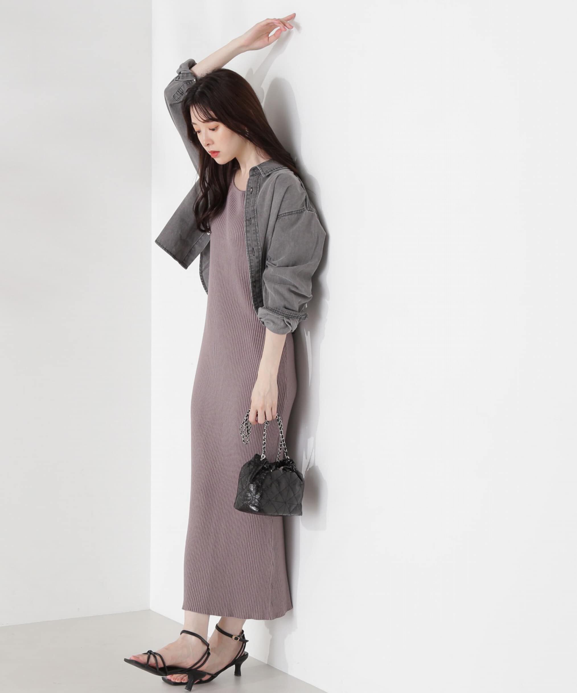 PROPORTION BODY DRESSING「フェザーヤーンジレセットニットワンピース24AW」|ワンピース|