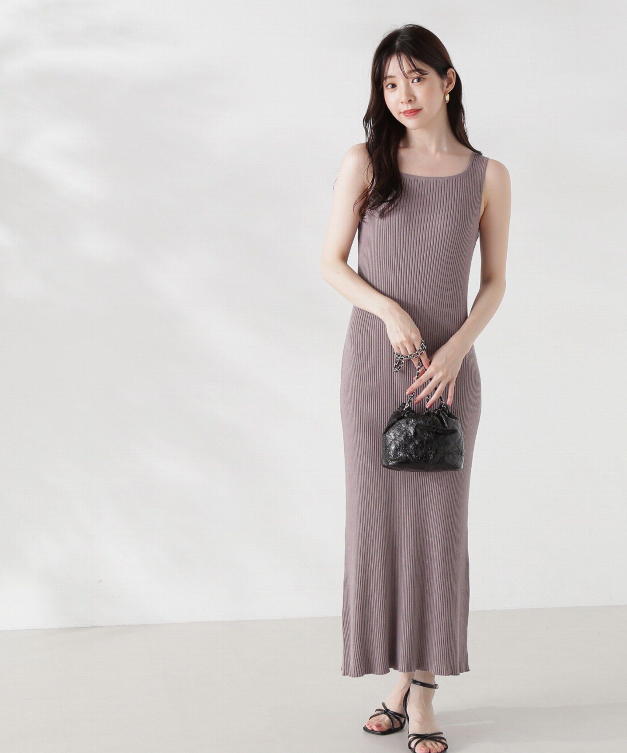 PROPORTION BODY DRESSING「フェザーヤーンジレセットニットワンピース24AW」|ワンピース|