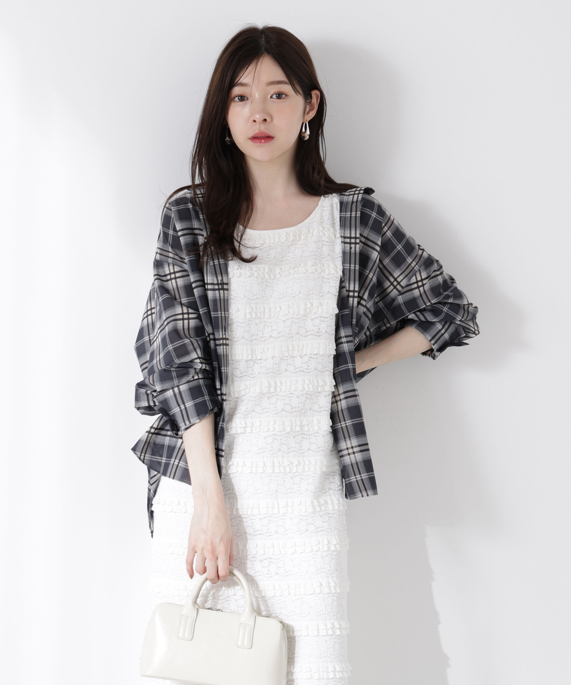 PROPORTION BODY DRESSING「シアーシャツ」|シャツ・ブラウス|