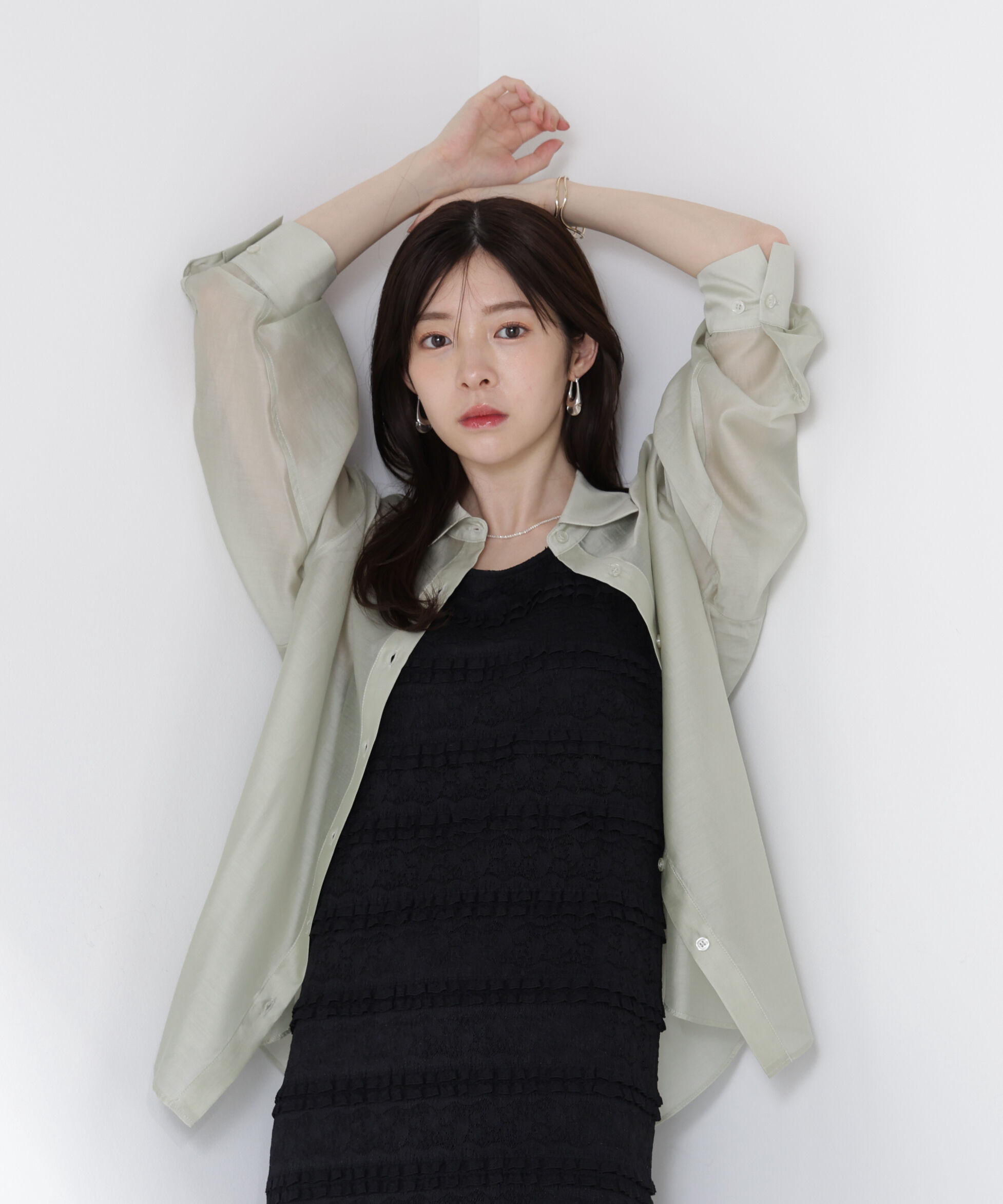 PROPORTION BODY DRESSING「シアーシャツ」|シャツ・ブラウス|