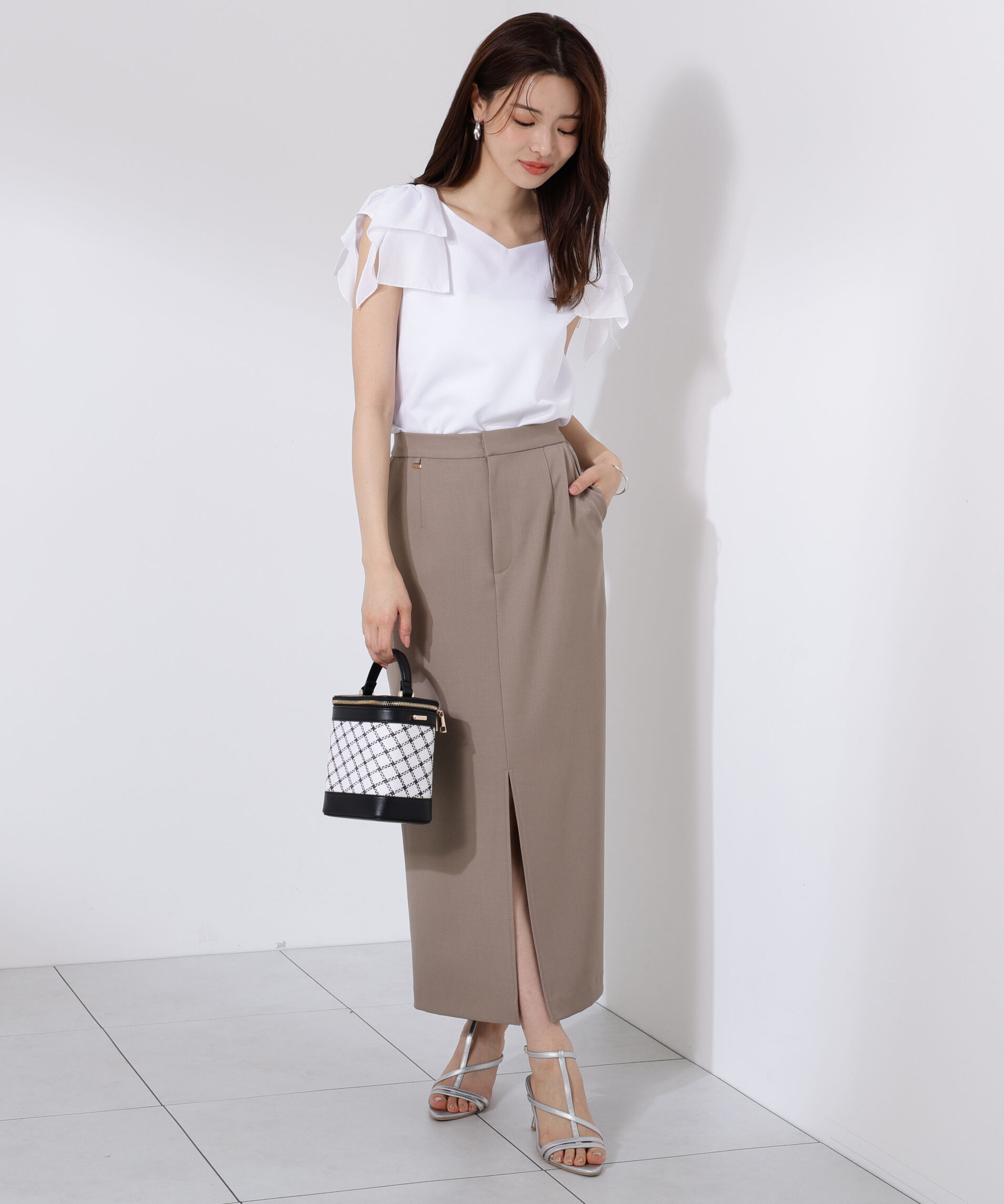 PROPORTION BODY DRESSING「ショルダーリボンブラウス」|シャツ・ブラウス|