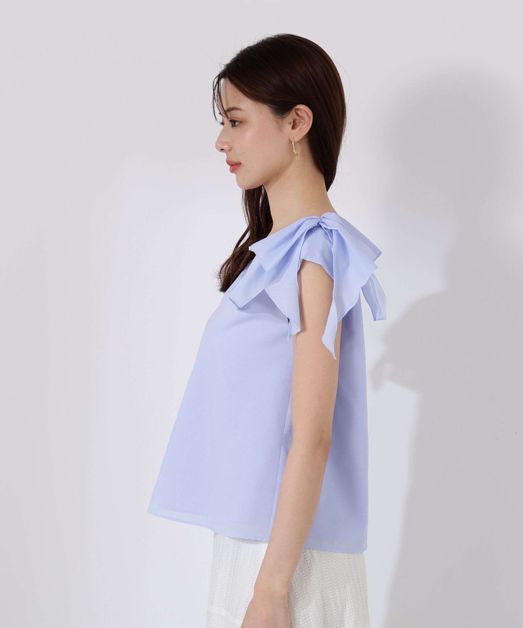 PROPORTION BODY DRESSING「ショルダーリボンブラウス」|シャツ・ブラウス|