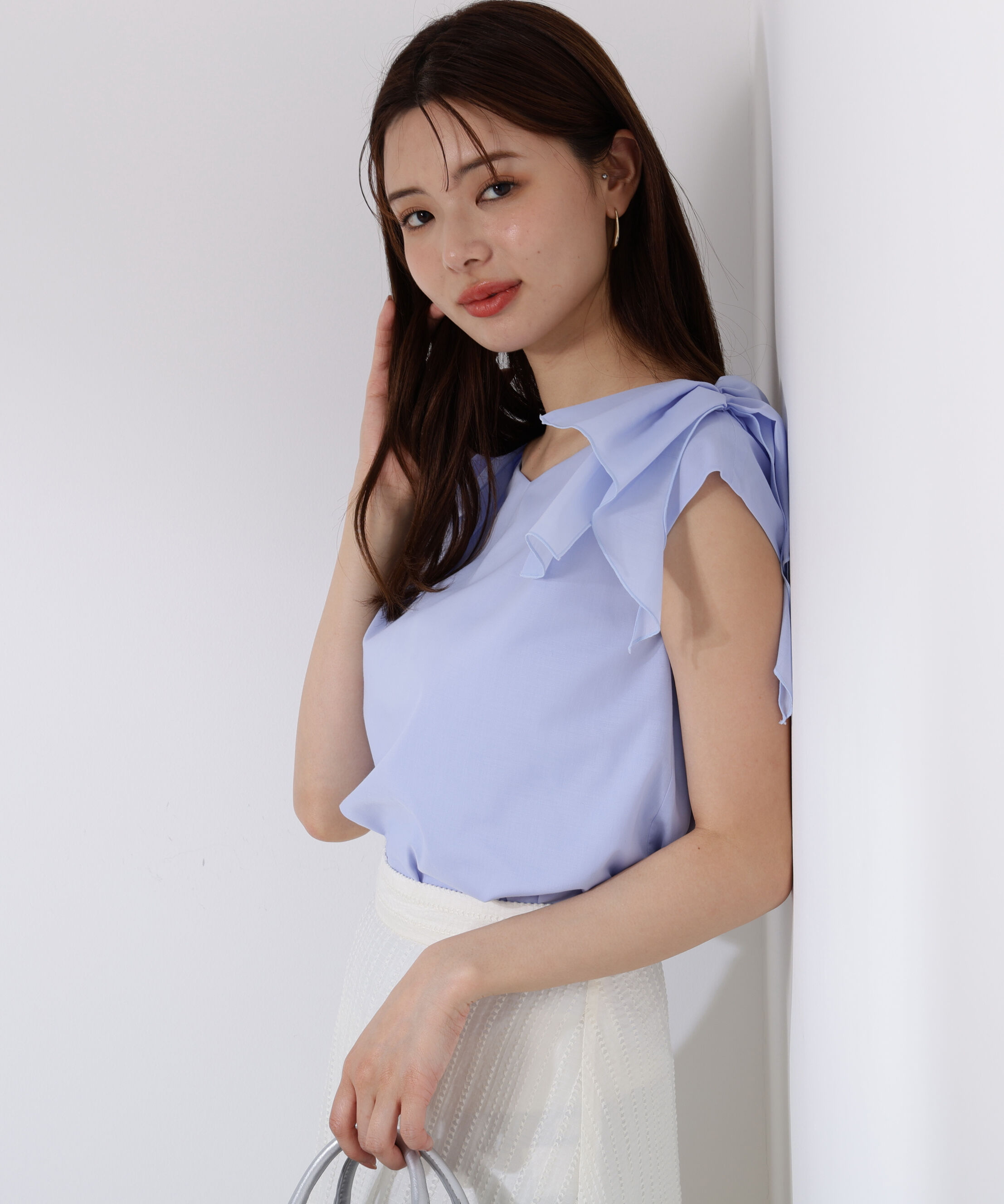 PROPORTION BODY DRESSING「ショルダーリボンブラウス」|シャツ・ブラウス|