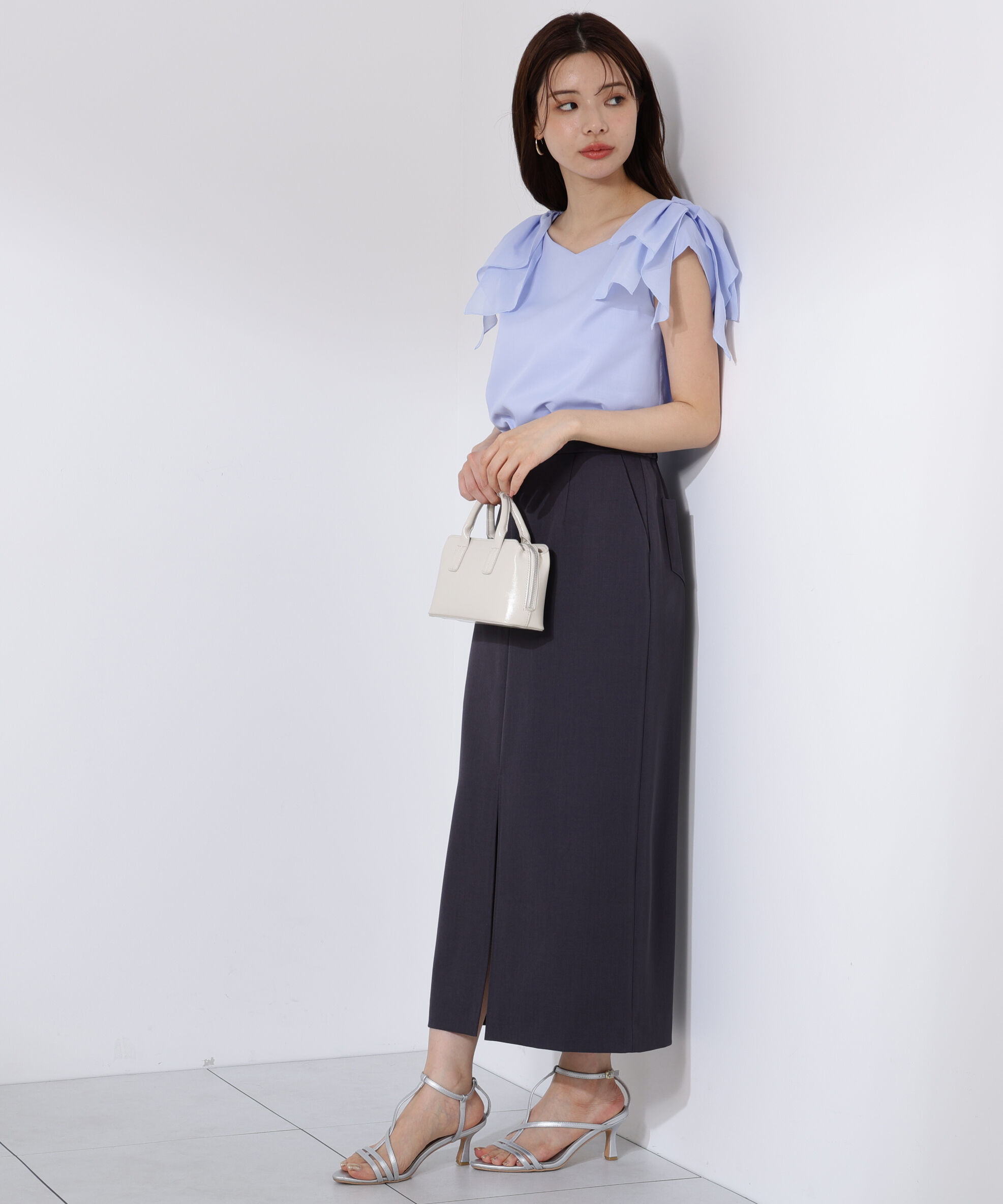 PROPORTION BODY DRESSING「ショルダーリボンブラウス」|シャツ・ブラウス|