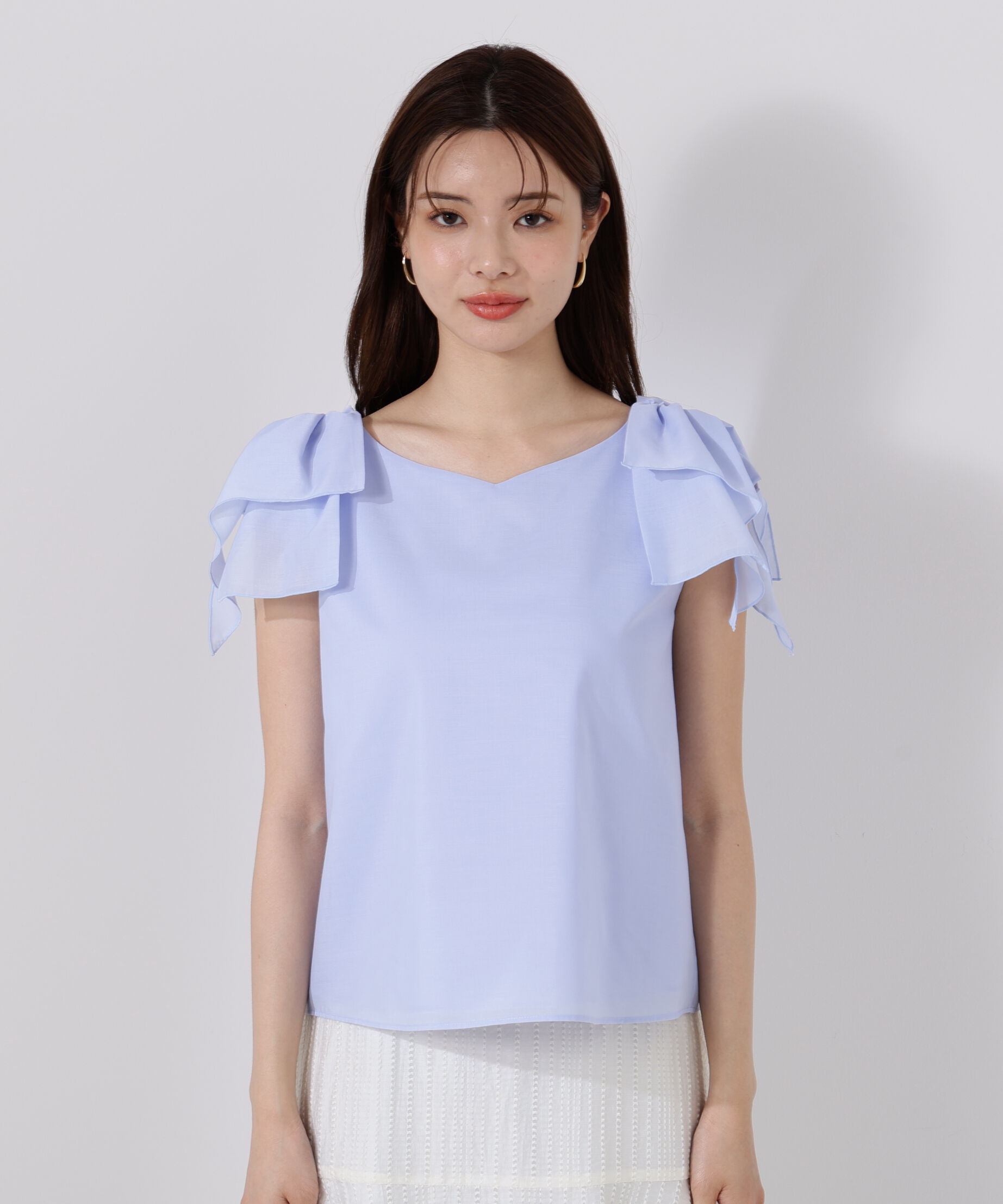 PROPORTION BODY DRESSING「ショルダーリボンブラウス」|シャツ・ブラウス|