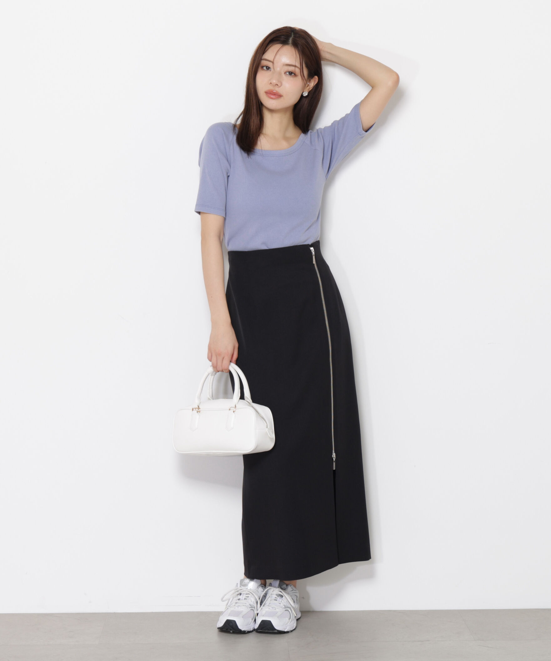 PROPORTION BODY DRESSING「サイドファスナータイトスカート」|スカート|