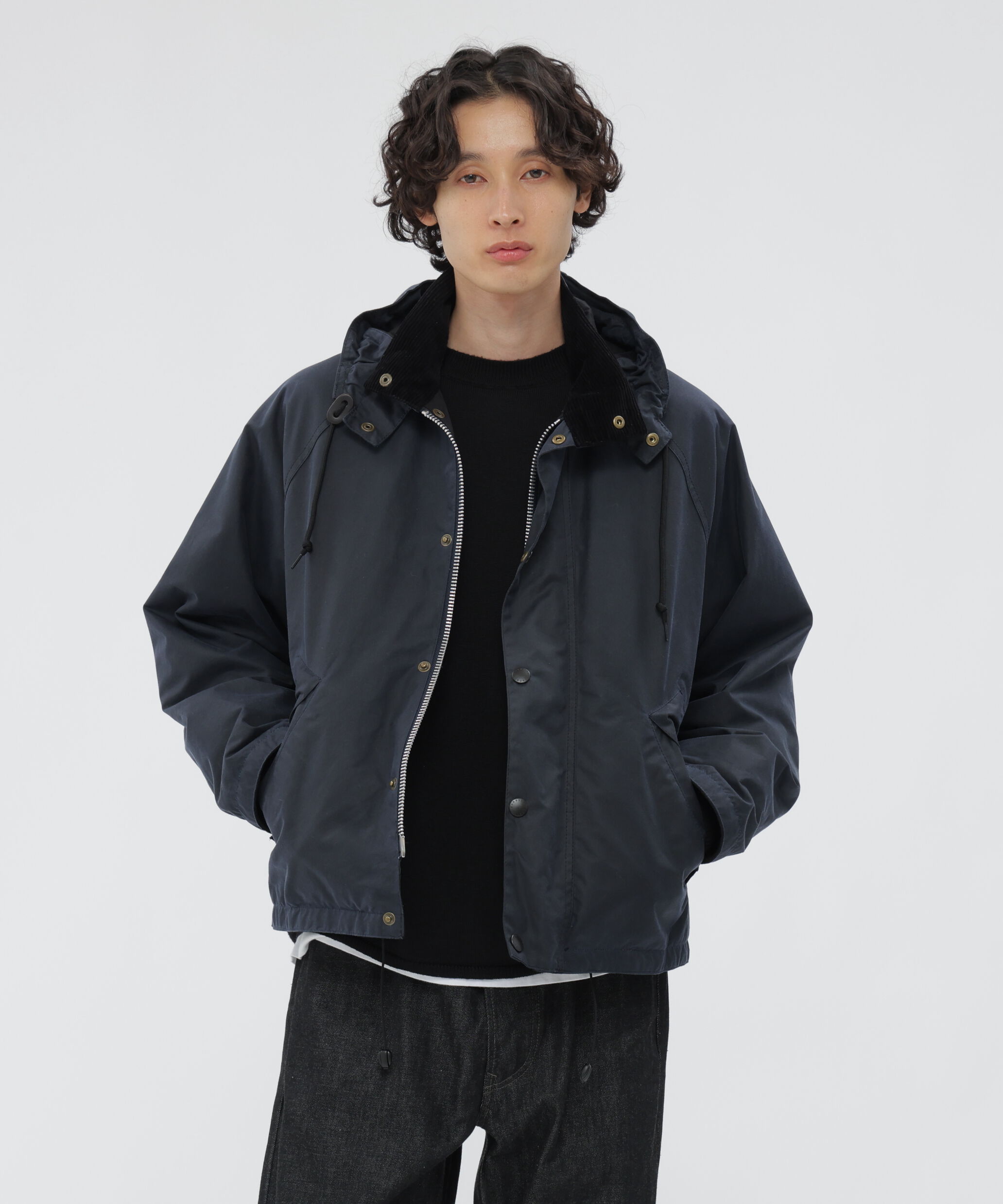 MARGARET HOWELL「WAXED COTTON BLOUSON」|その他|DARK NAVY1