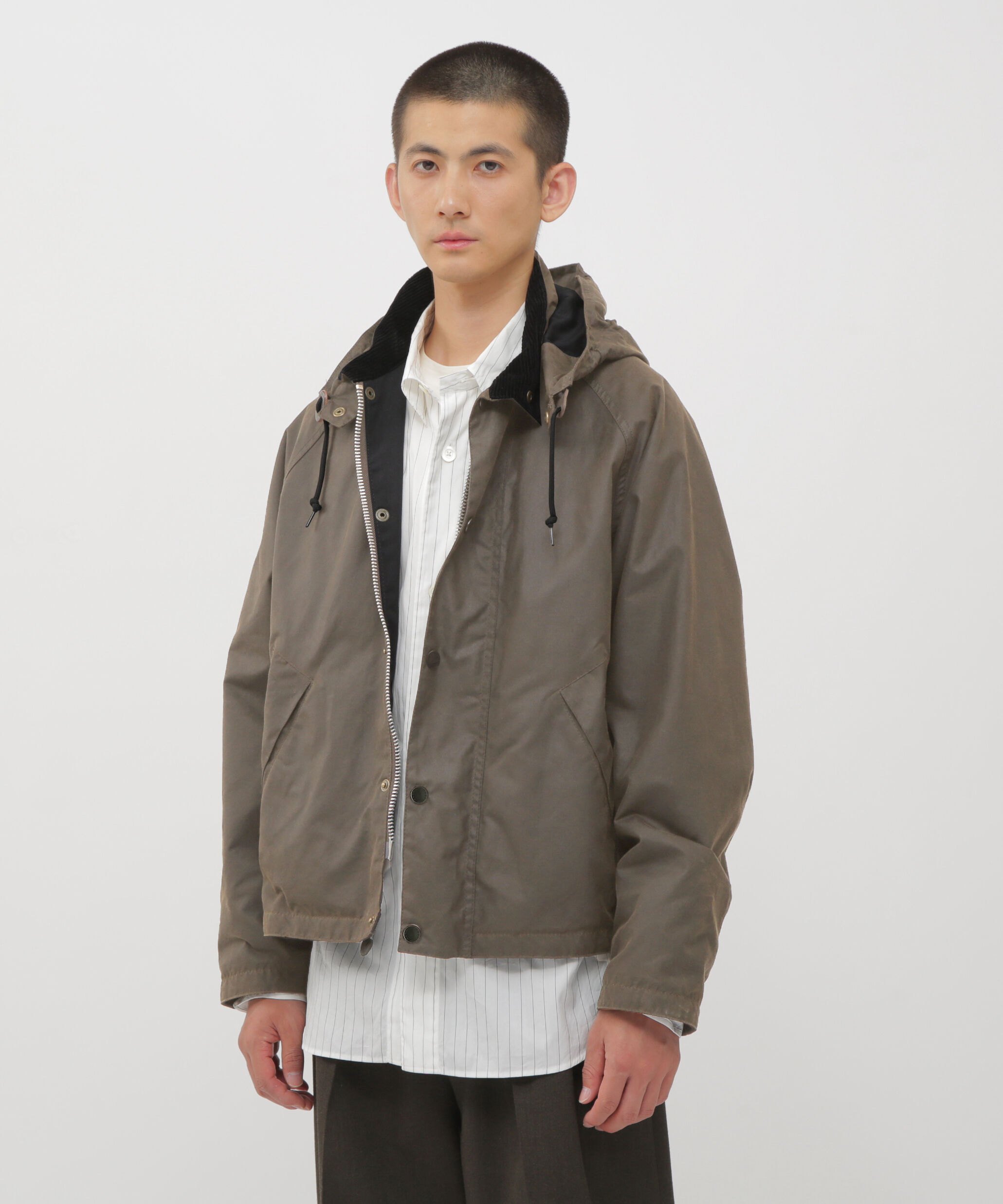 MARGARET HOWELL「WAXED COTTON BLOUSON」|その他|KHAKI