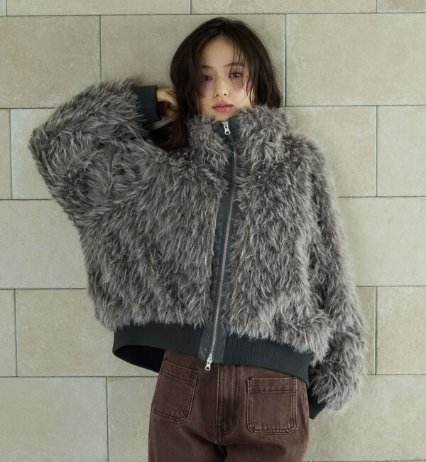 archives「ＺＩＰミックスファーブルゾン」|その他|