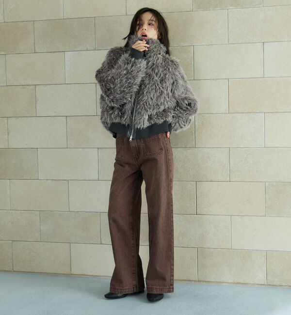 archives「ＺＩＰミックスファーブルゾン」|その他|