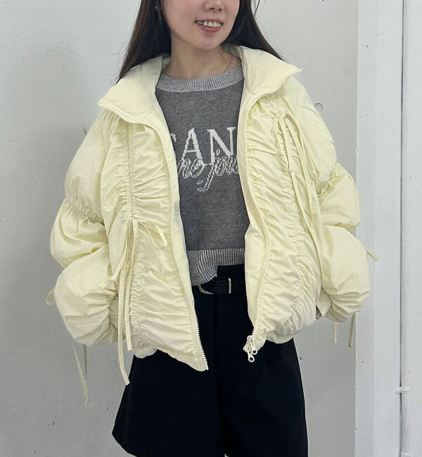 archives「リボンシャ－リング中綿ブルゾン」|その他|IVORY