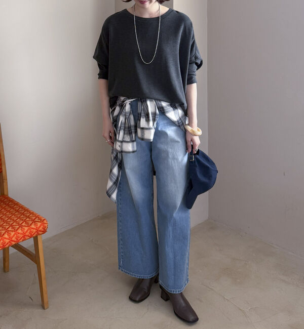 Doux archives「両面起毛ドルマンプルオーバー」|Tシャツ・カットソー|