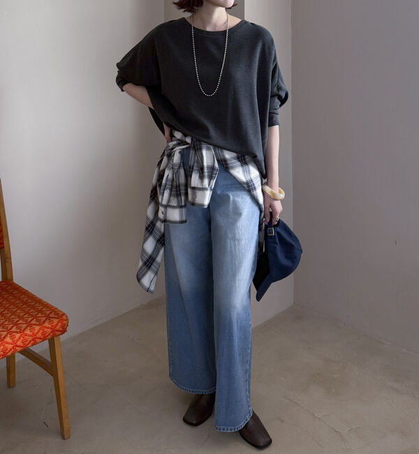 Doux archives「両面起毛ドルマンプルオーバー」|Tシャツ・カットソー|