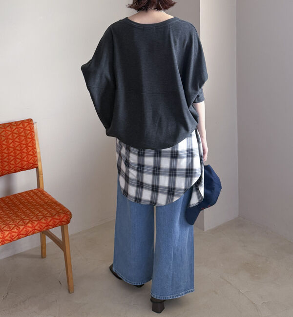 Doux archives「両面起毛ドルマンプルオーバー」|Tシャツ・カットソー|