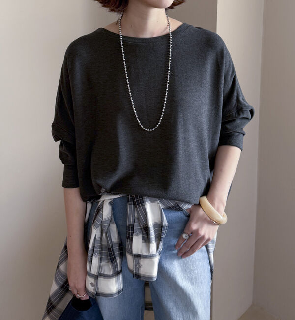 Doux archives「両面起毛ドルマンプルオーバー」|Tシャツ・カットソー|