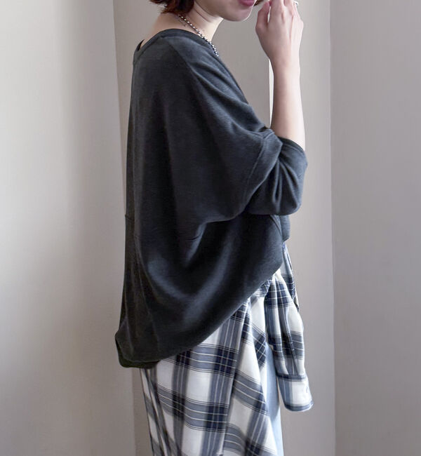 Doux archives「両面起毛ドルマンプルオーバー」|Tシャツ・カットソー|