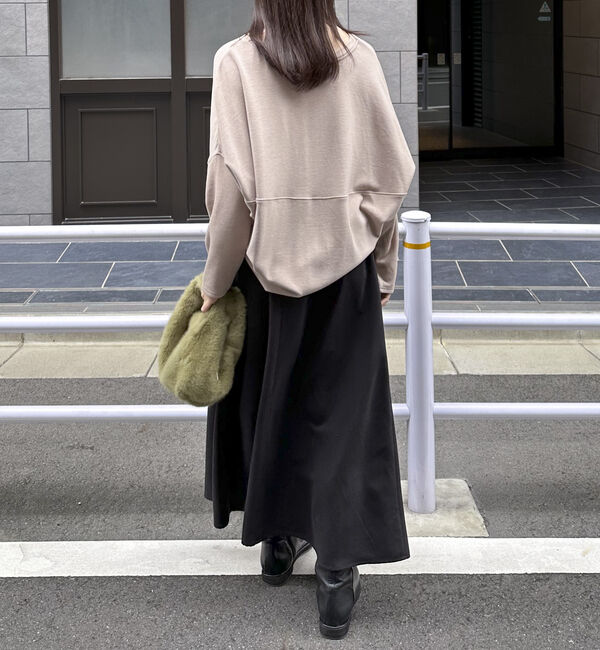 Doux archives「両面起毛ドルマンプルオーバー」|Tシャツ・カットソー|