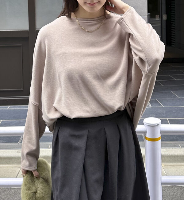 Doux archives「両面起毛ドルマンプルオーバー」|Tシャツ・カットソー|