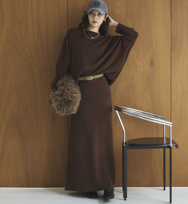 Doux archives「両面起毛ドルマンプルオーバー」|Tシャツ・カットソー|