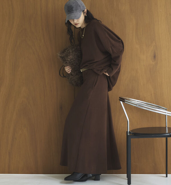 Doux archives「両面起毛ドルマンプルオーバー」|Tシャツ・カットソー|