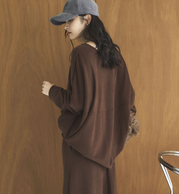 Doux archives「両面起毛ドルマンプルオーバー」|Tシャツ・カットソー|