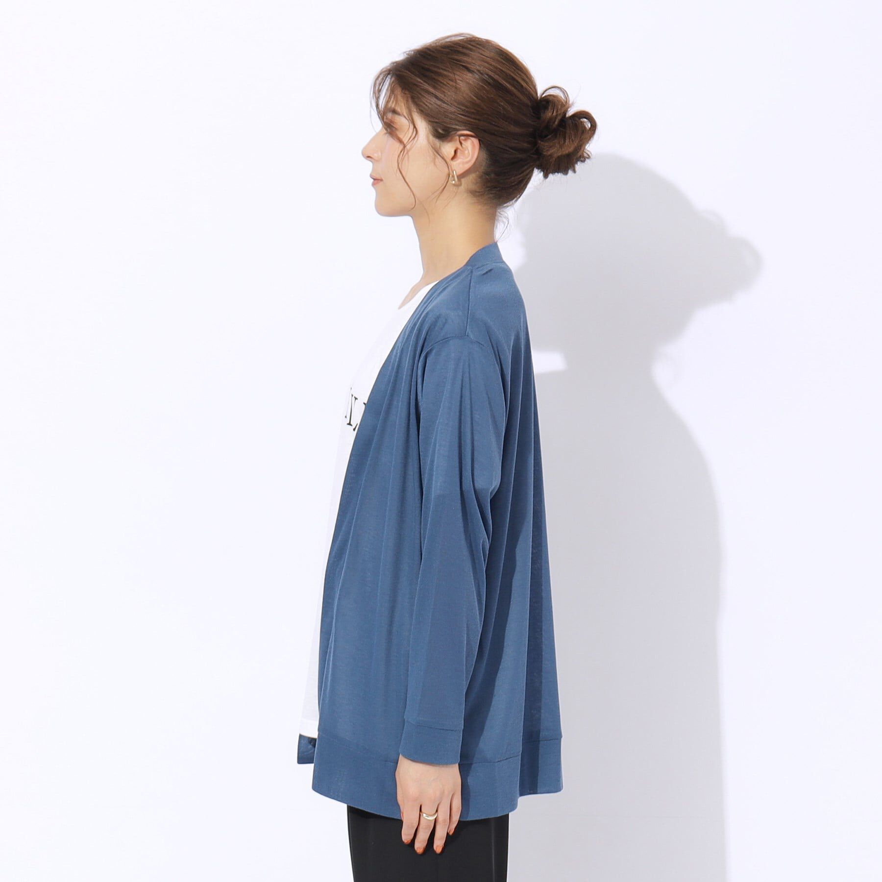 SHOO･LA･RUE「【2点セット】半袖ロゴTシャツ+カーディガン」|その他|