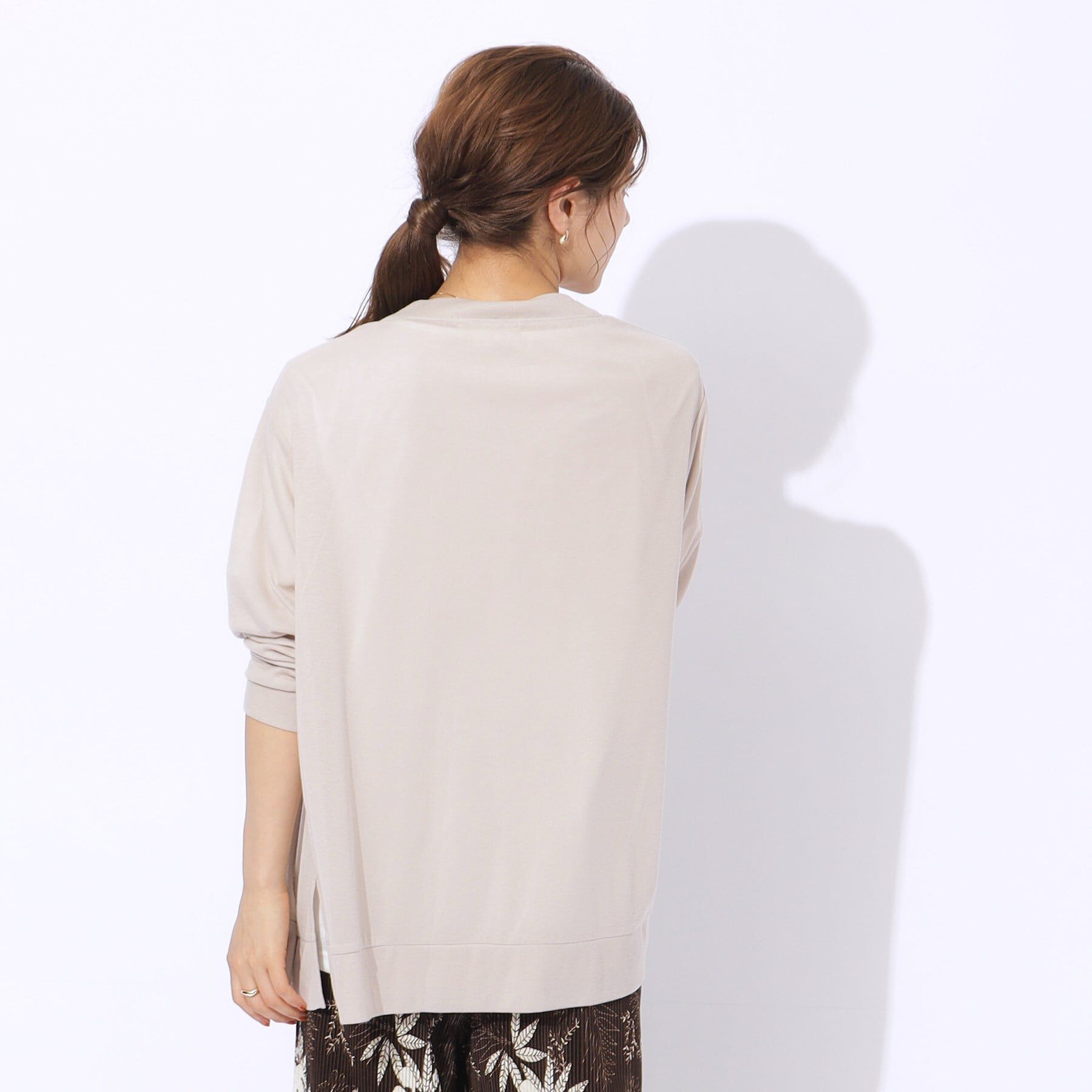 SHOO･LA･RUE「【2点セット】半袖ロゴTシャツ+カーディガン」|その他|