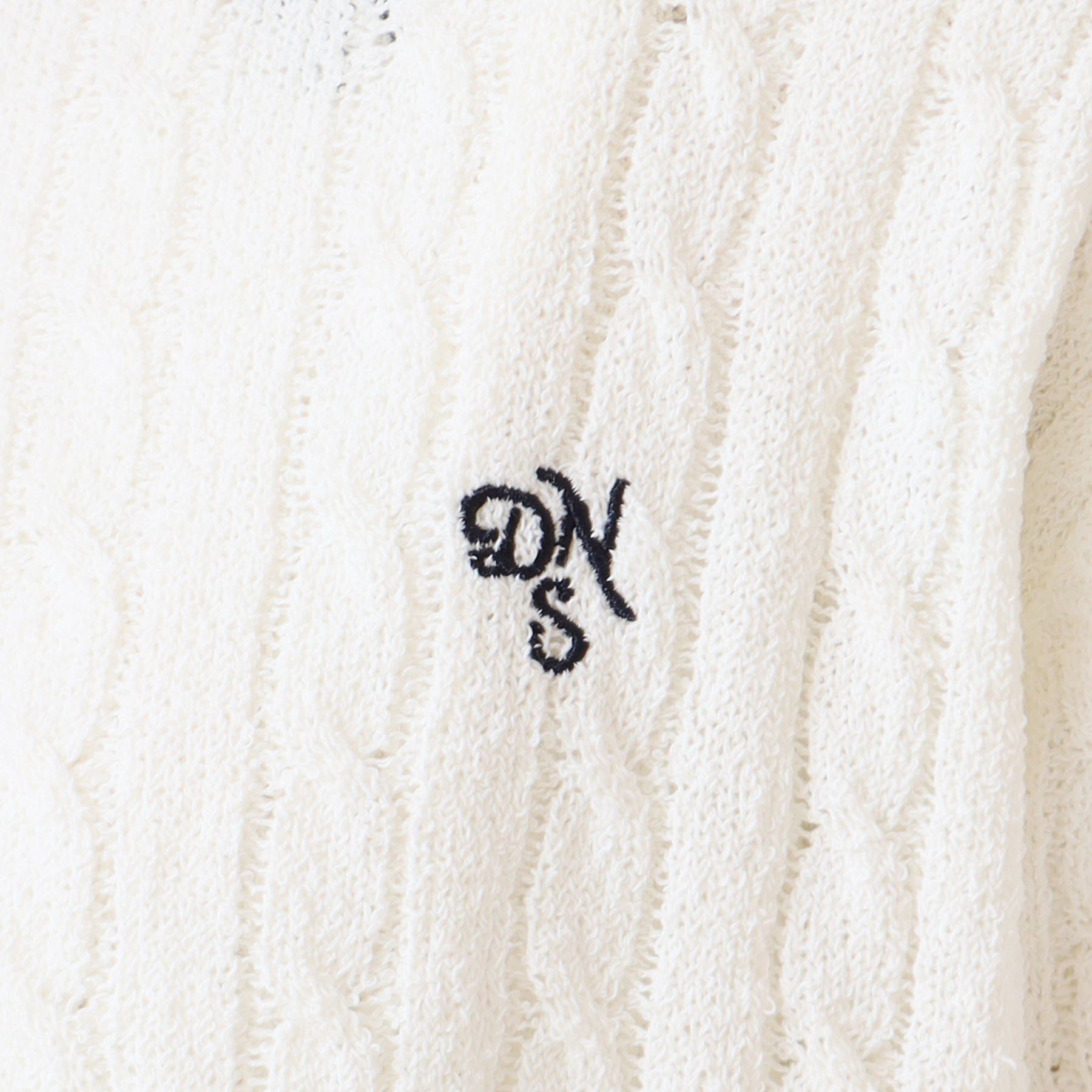 Dessin「【洗える】ブークレケーブルカーディガン」|カーディガン|