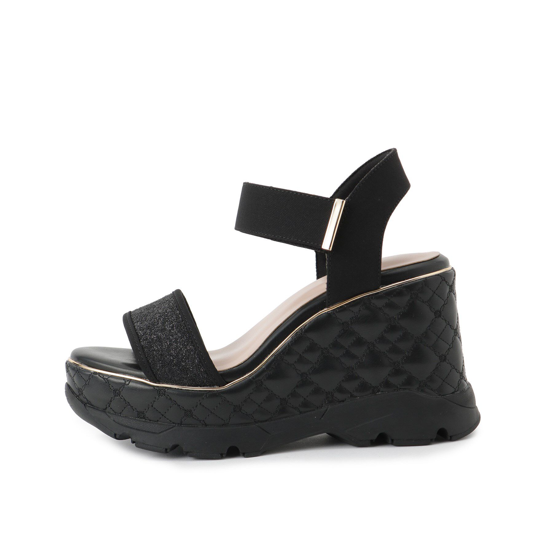 ESPERANZA「キルティングウェッジソールスポサン」|サンダル|